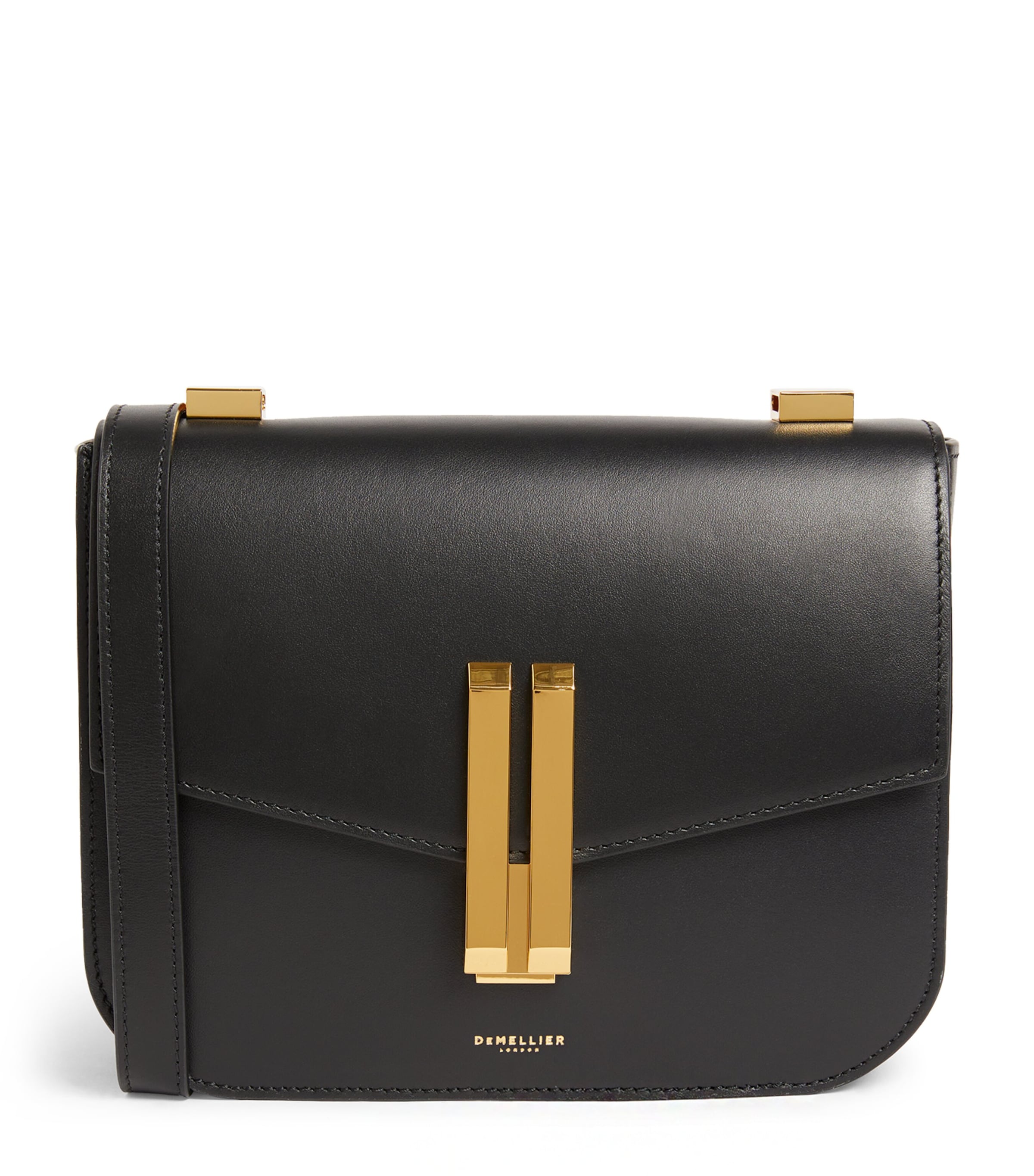 Demellier Leather Vancouver Cross-body Bag In Black