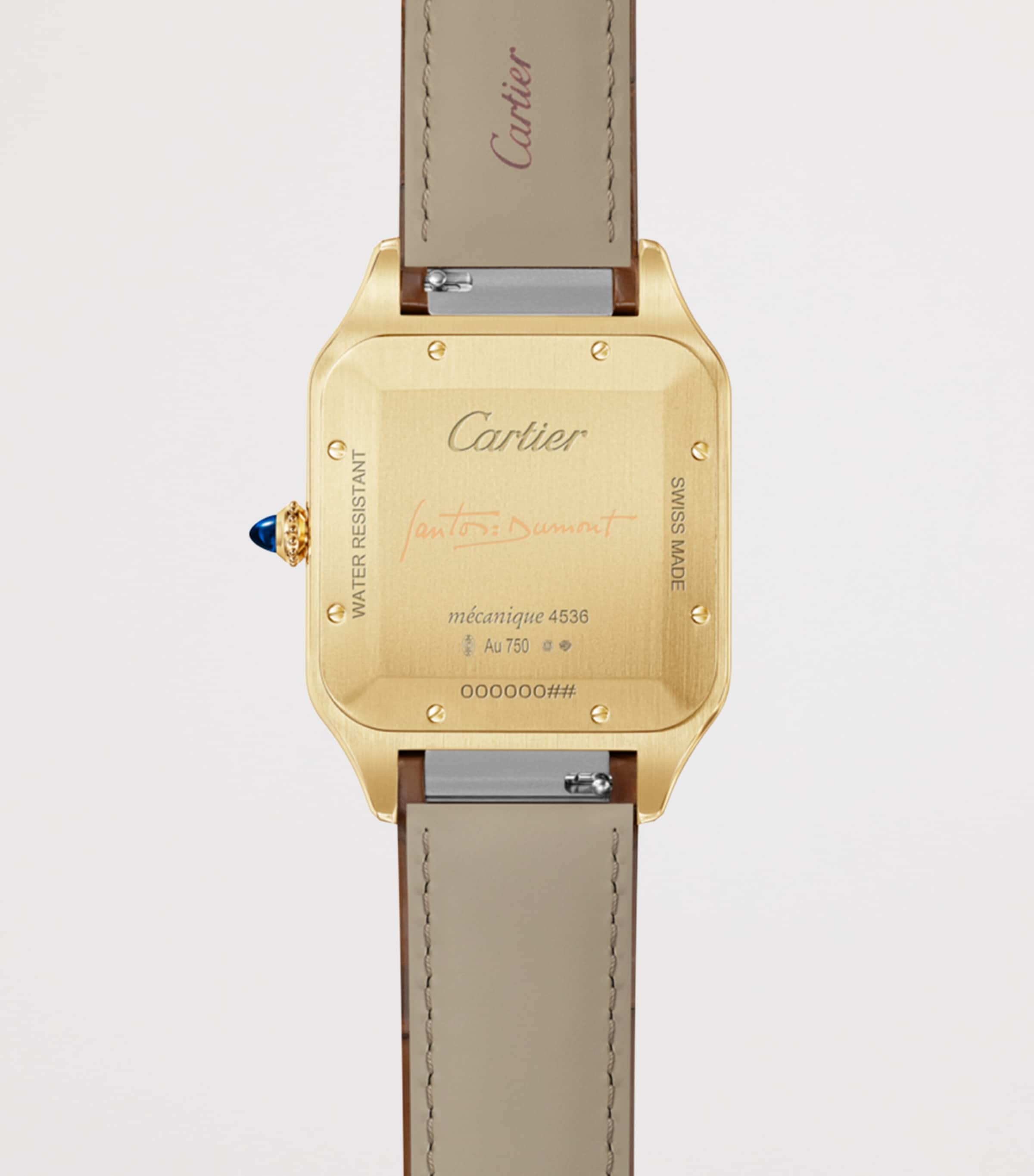 Cartier Extra Large Yellow Gold Santos-Dumont Watch 46.6mm Yellow Gold Image 2