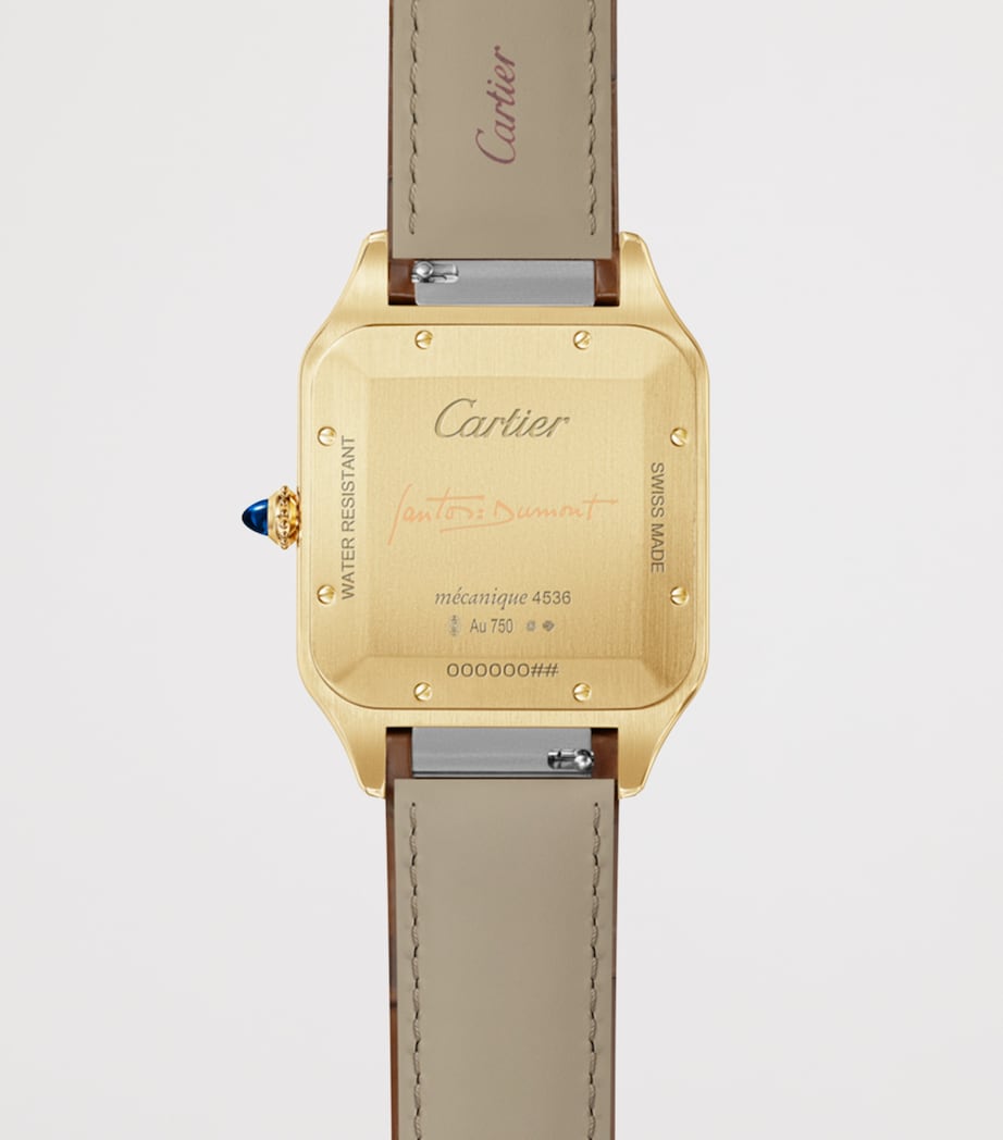 Extra Large Yellow Gold Santos-Dumont Watch 46.6mm YELLOW GOLD Image 2