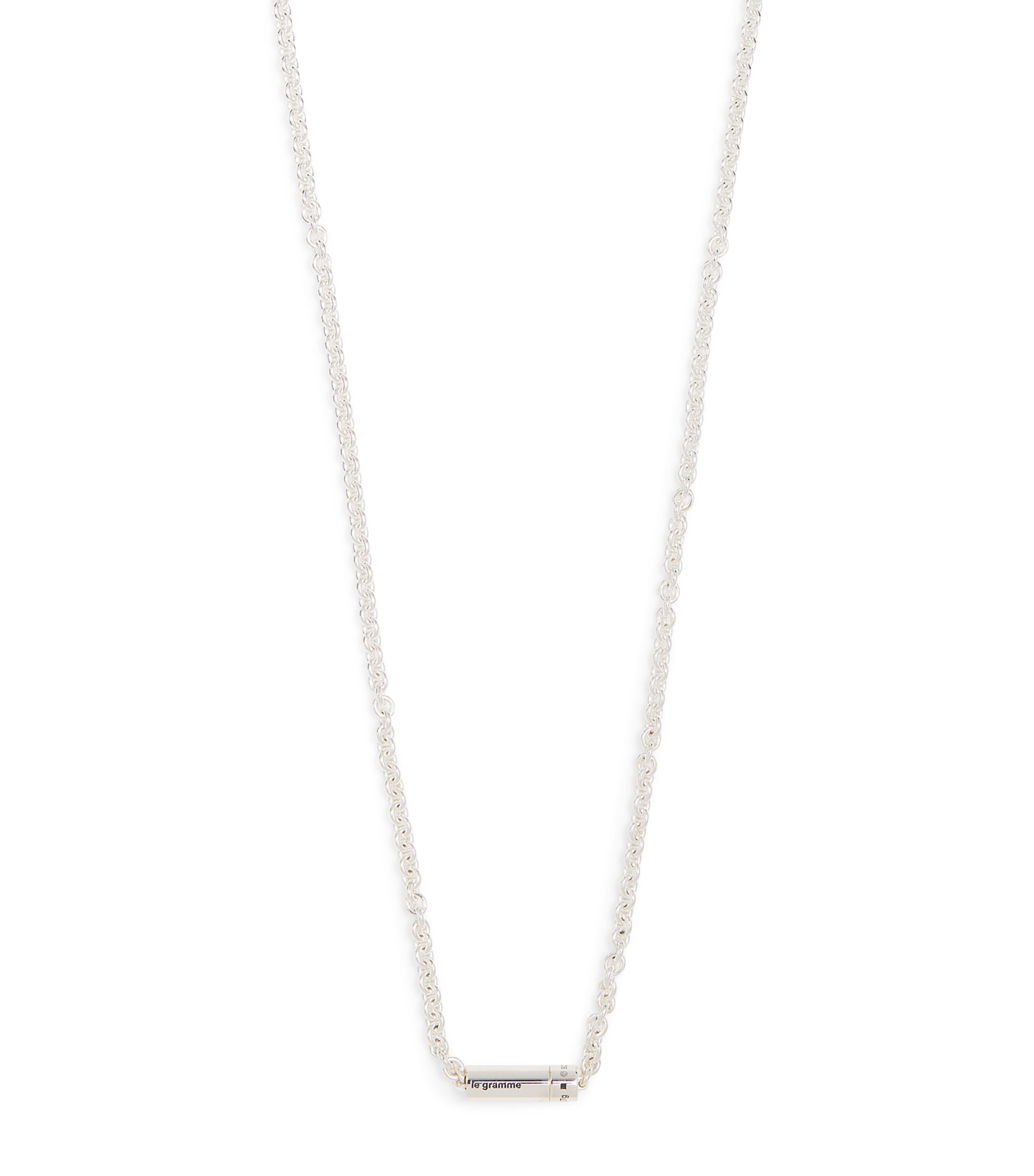 Shop Le Gramme Sterling Silver Chain Cable Necklace