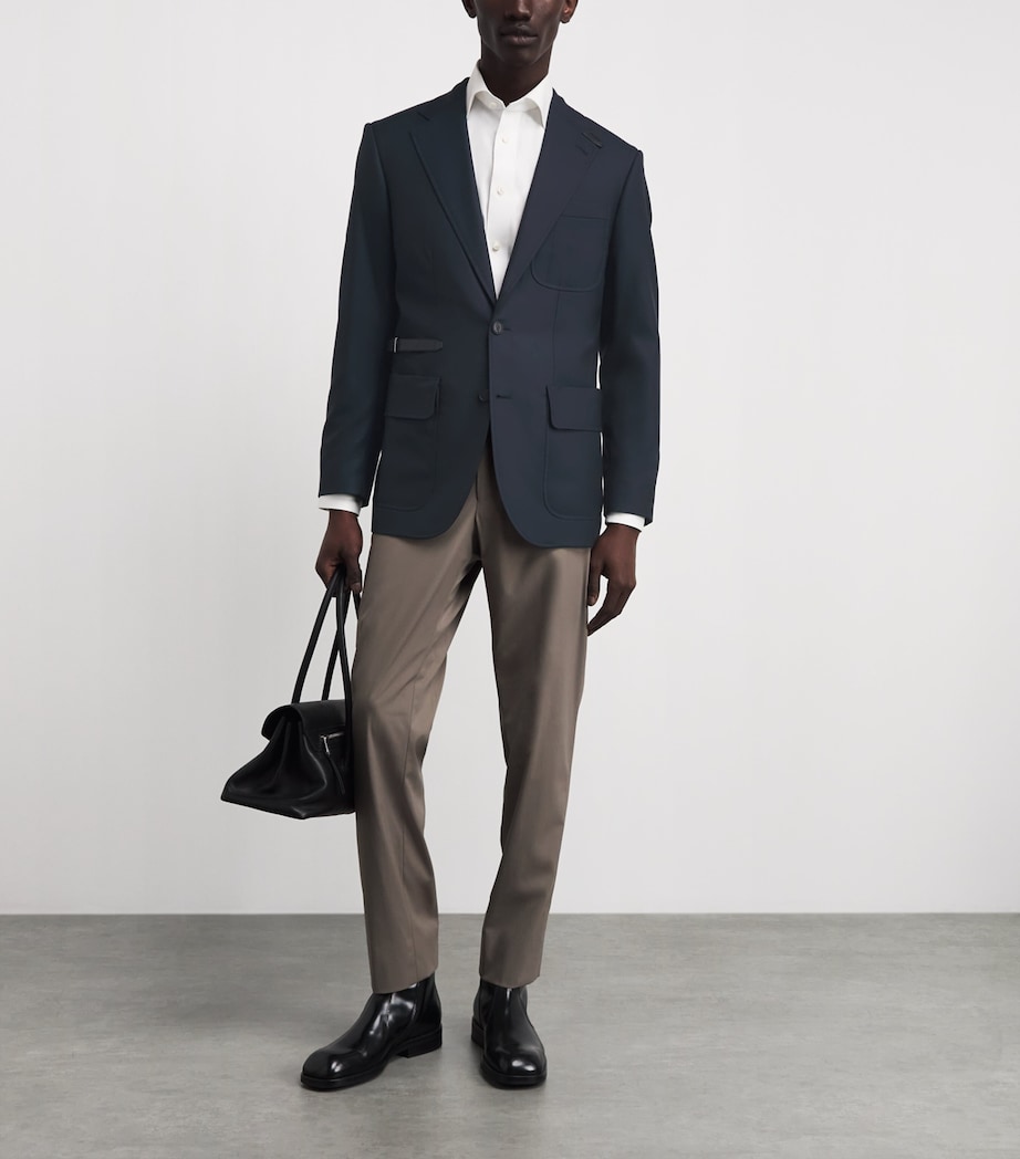 Brioni Mens Stretch-Cashmere Blazer Image 2