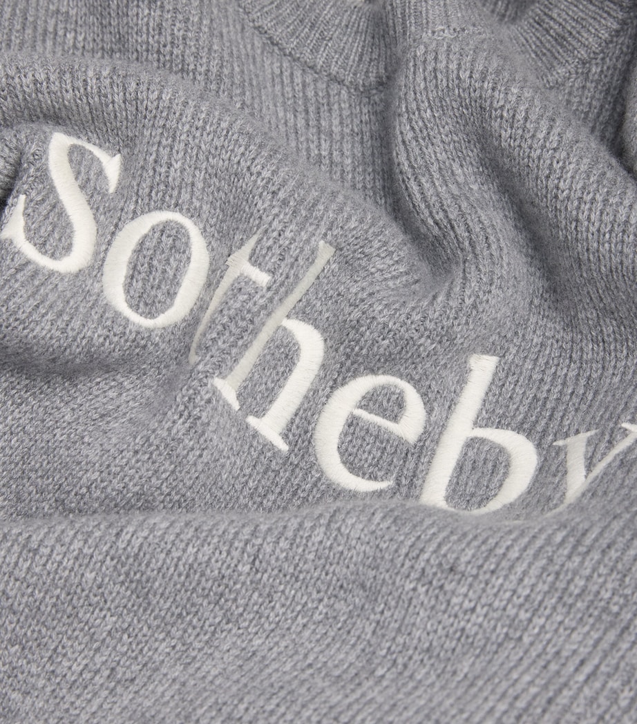 x Sotheby's Cashmere Sweater GREY MELANGE Image 5