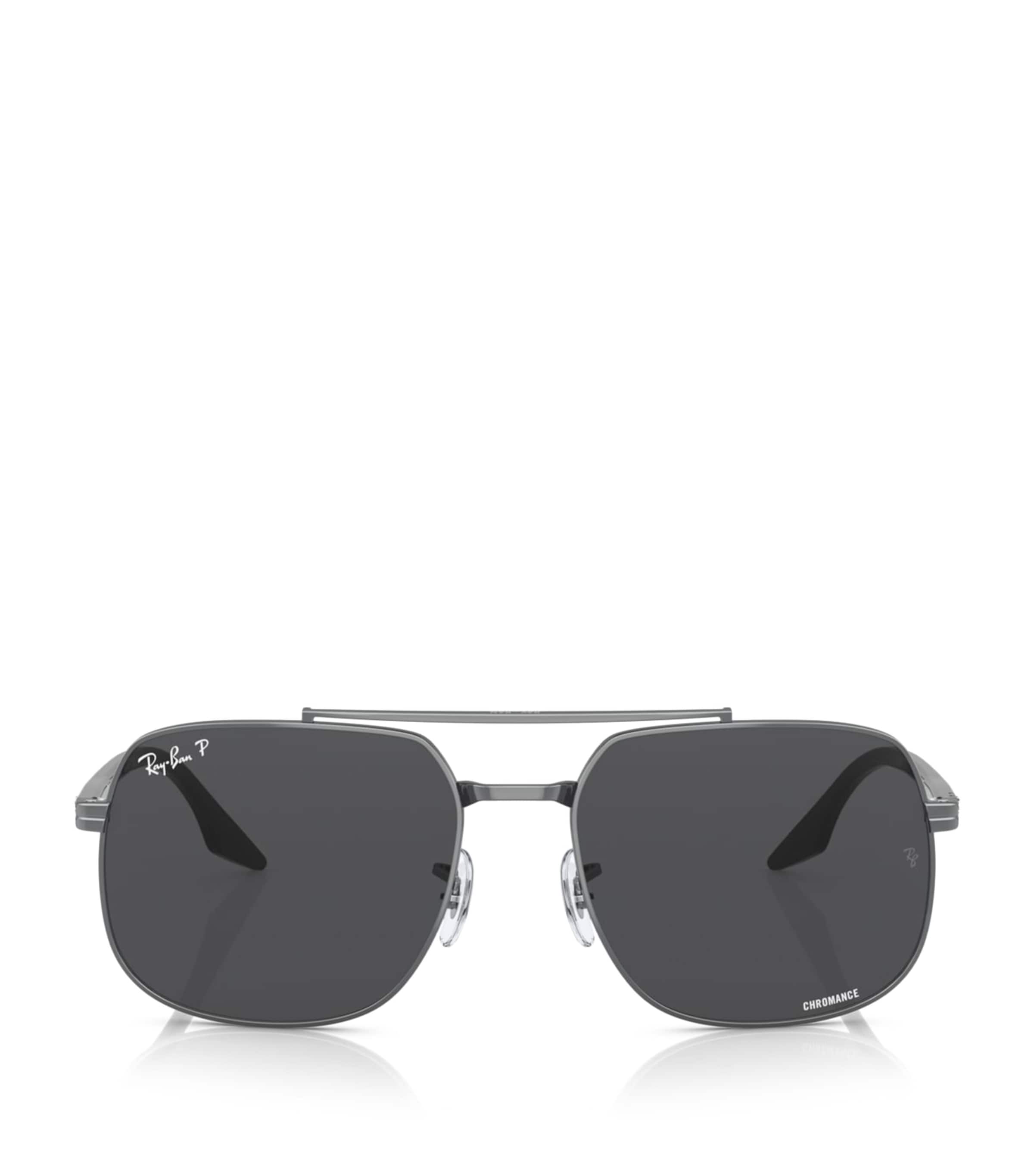 Ray-Ban Polarized+ Lenses Square Sunglasses Grey Image 1