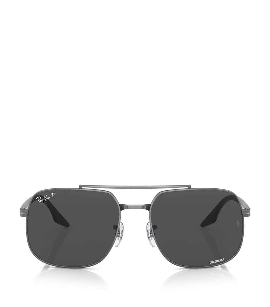 Ray-Ban Polarized+ Lenses Square Sunglasses Grey Image 1