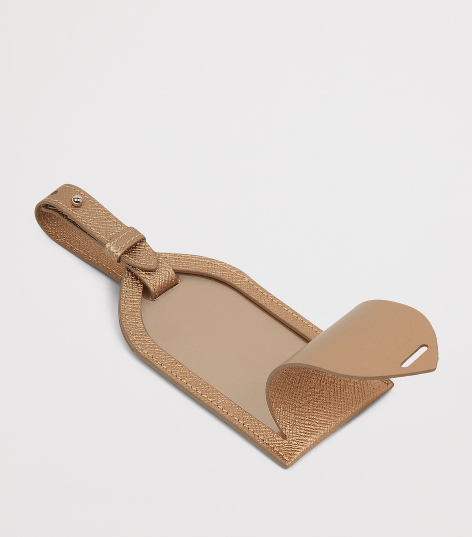 Panama Leather Luggage Tag BRONZE Image 2