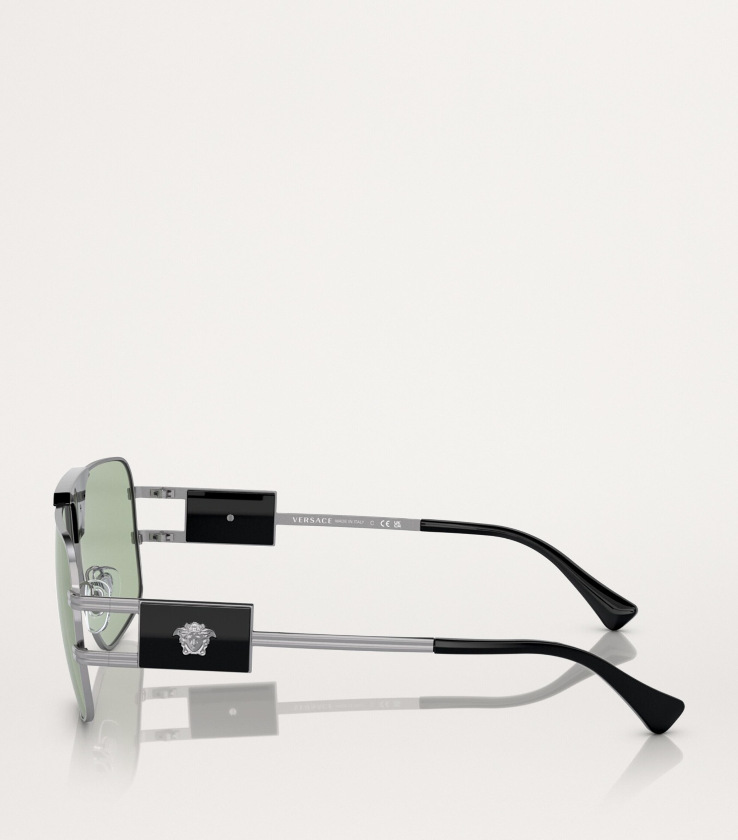 Steel 0VE2251 Sunglasses 1001/2 Image 3