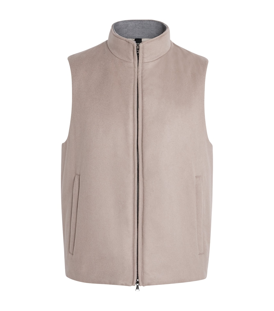 Cashmere Nero Gilet 812-MOON ROCK Image 1