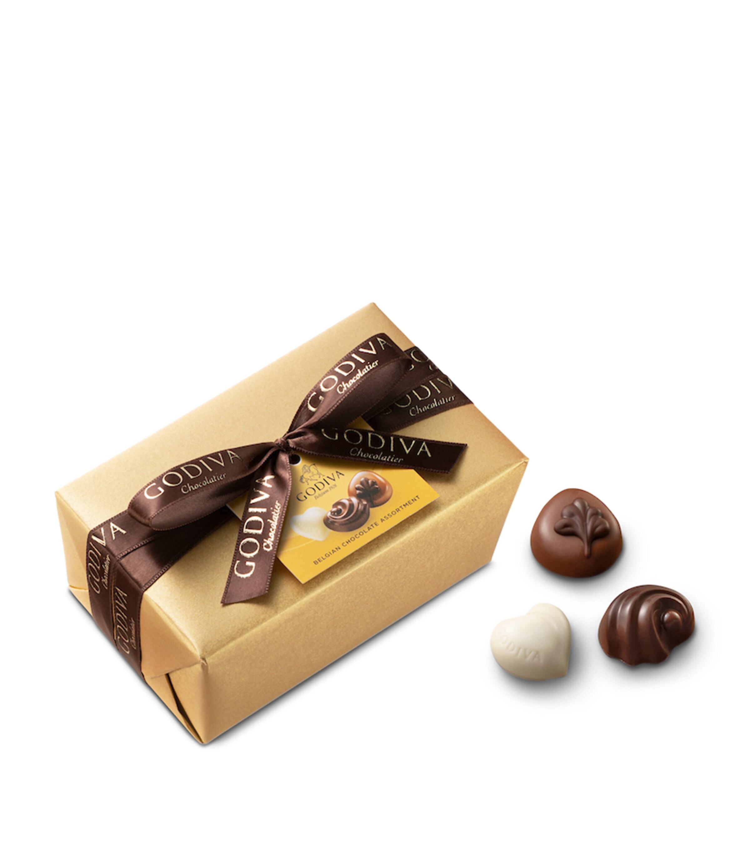 Gold Ballotin Chocolate Box (350g) NO COLOUR Image 2