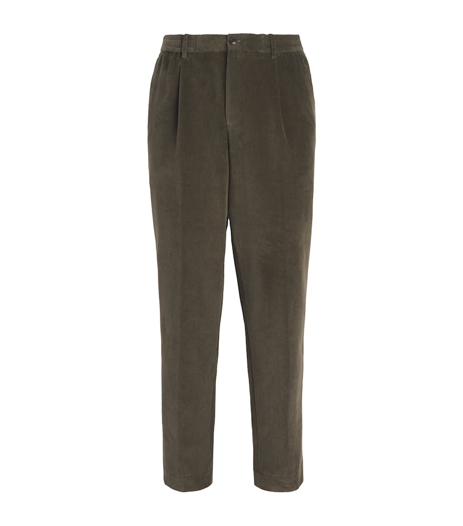 Cotton-Blend Corduroy Wallington Trousers OLIVE Image 1