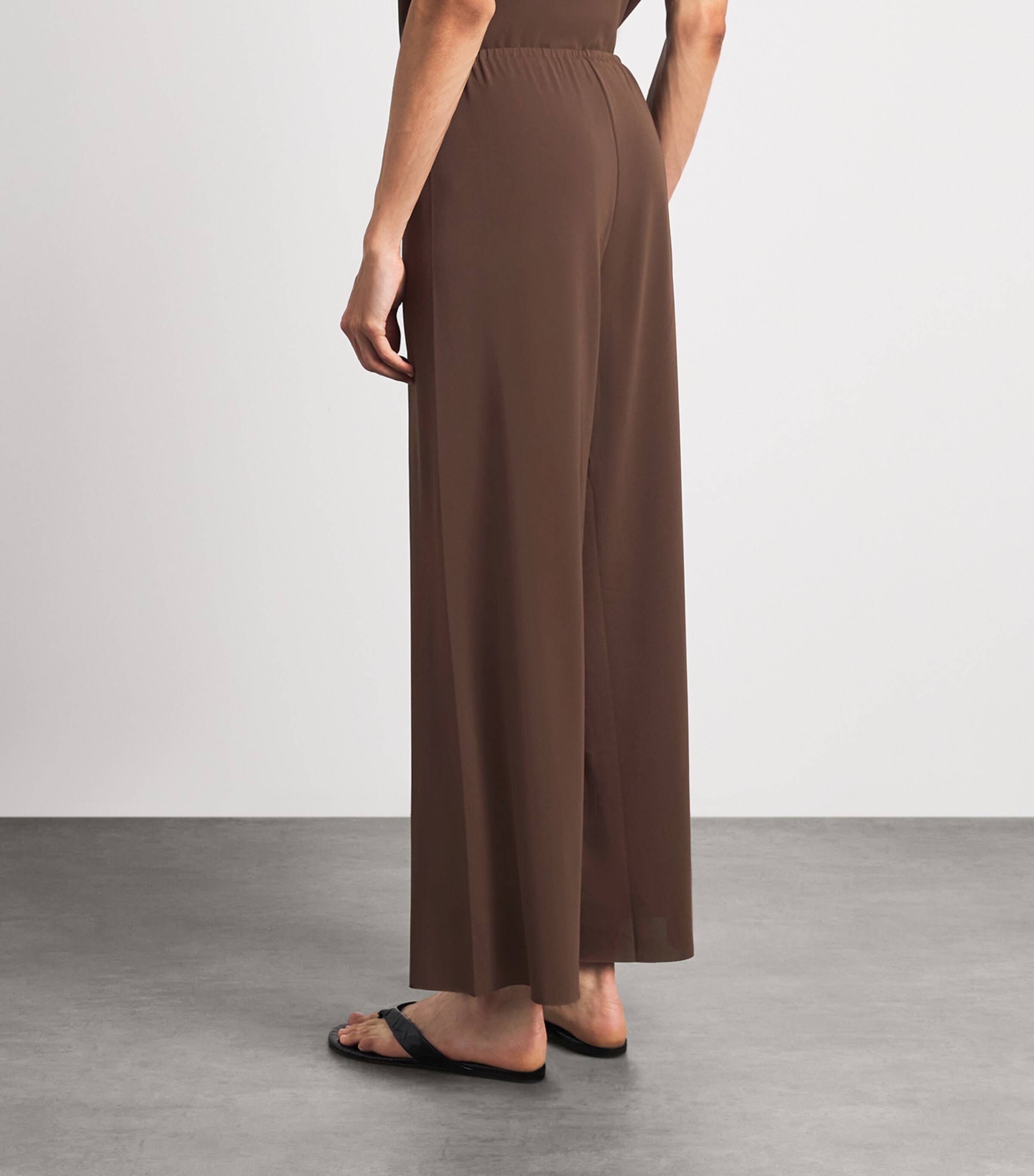 Eres Womens Drawstring Zelie Trousers Chocolat Noir Image 5