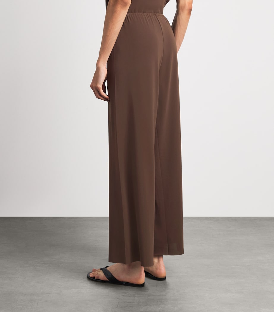 Eres Womens Drawstring Zelie Trousers Chocolat Noir Image 5