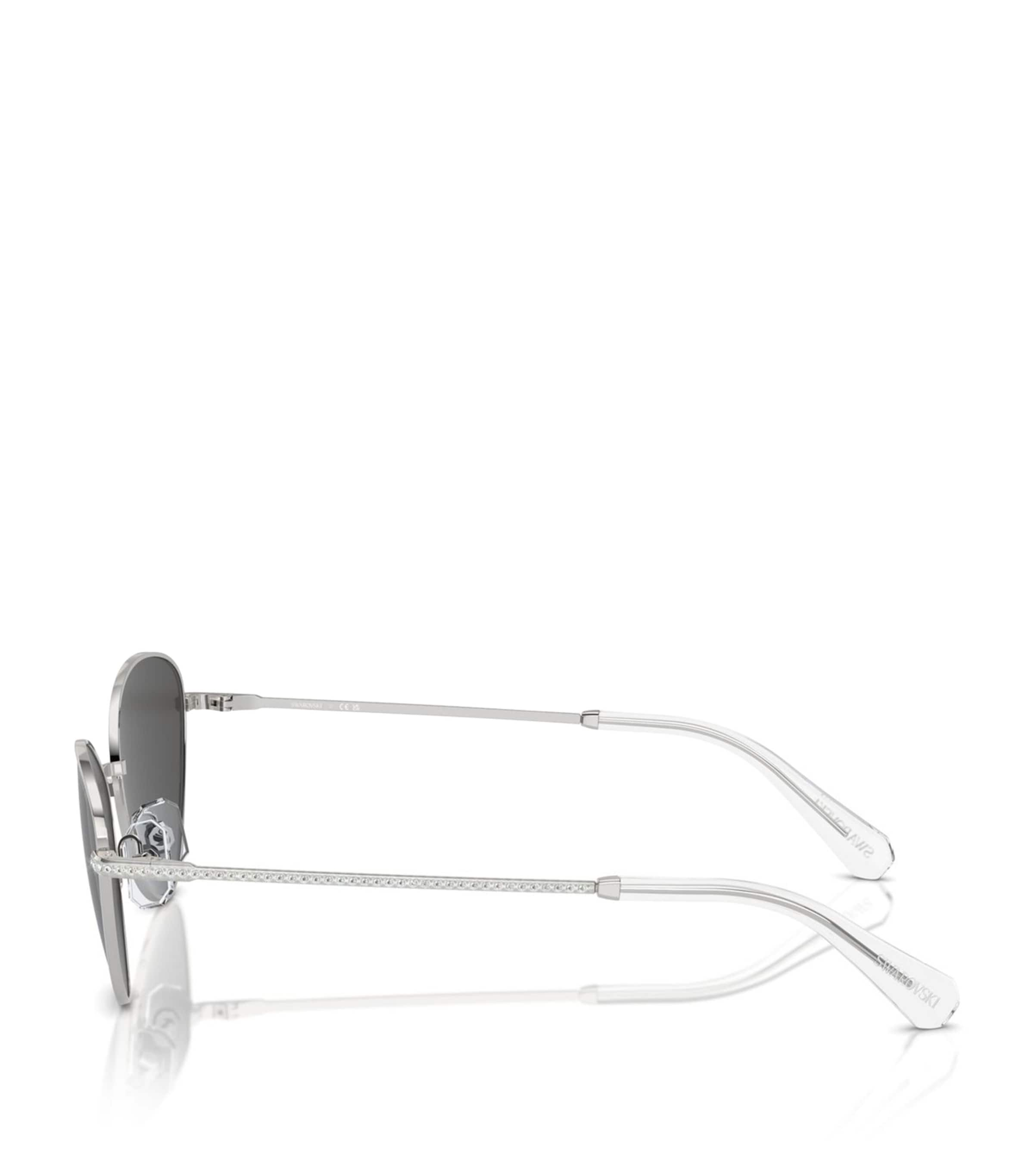 Swarovski Metal Sk7014 Sunglasses In Silver