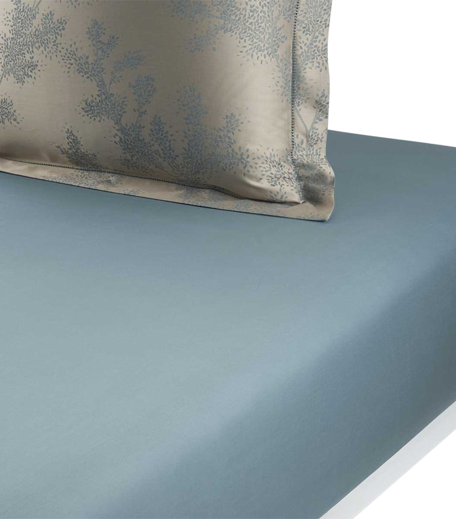 Triomphe Double Fitted Sheet (135cm x 190cm) FJORD Image 2