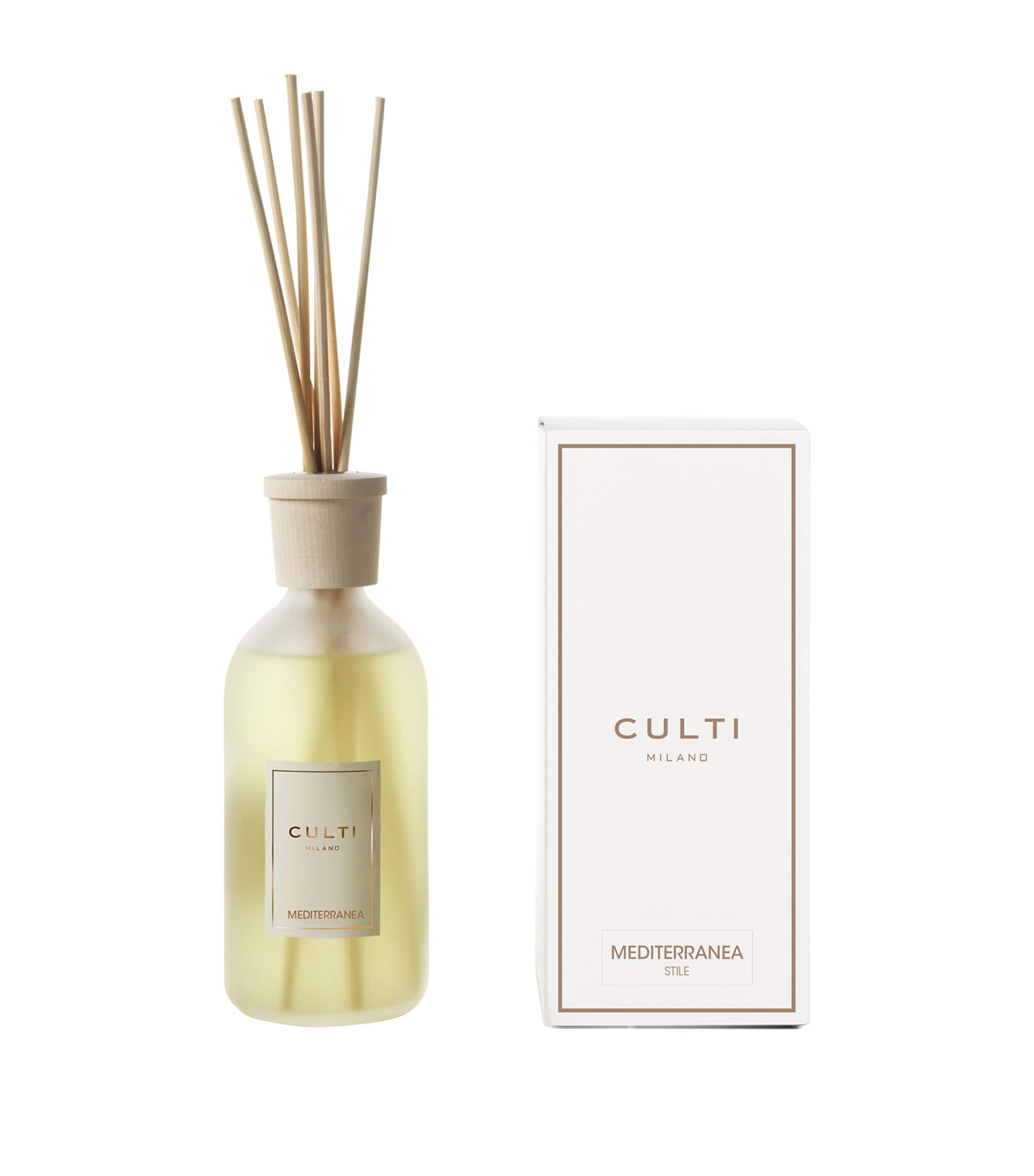 Culti Milano Mountain Stile Diffuser With Sticks 500 ml In Clear
