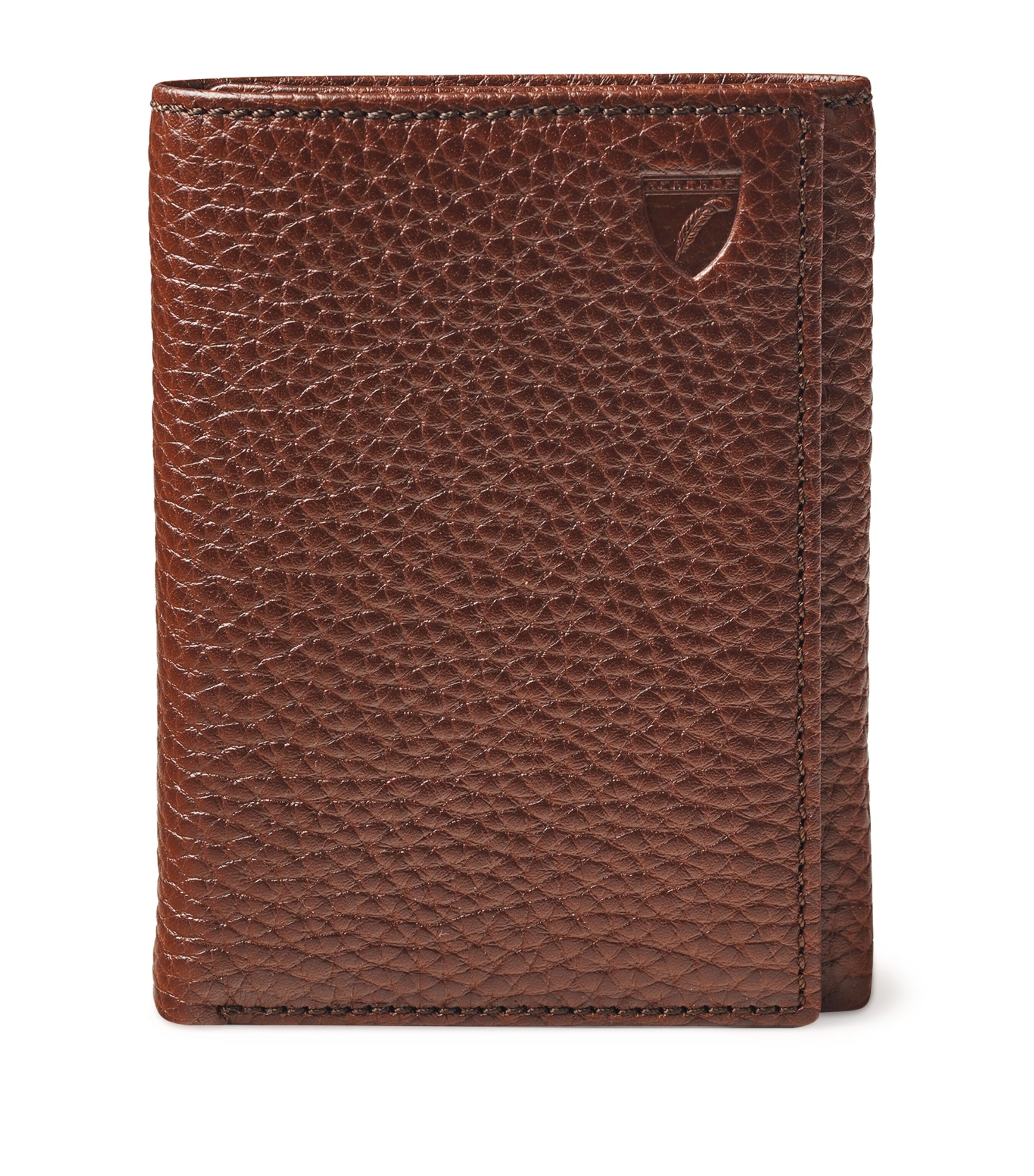 Aspinal Of London Leather Trifold Wallet In Brown