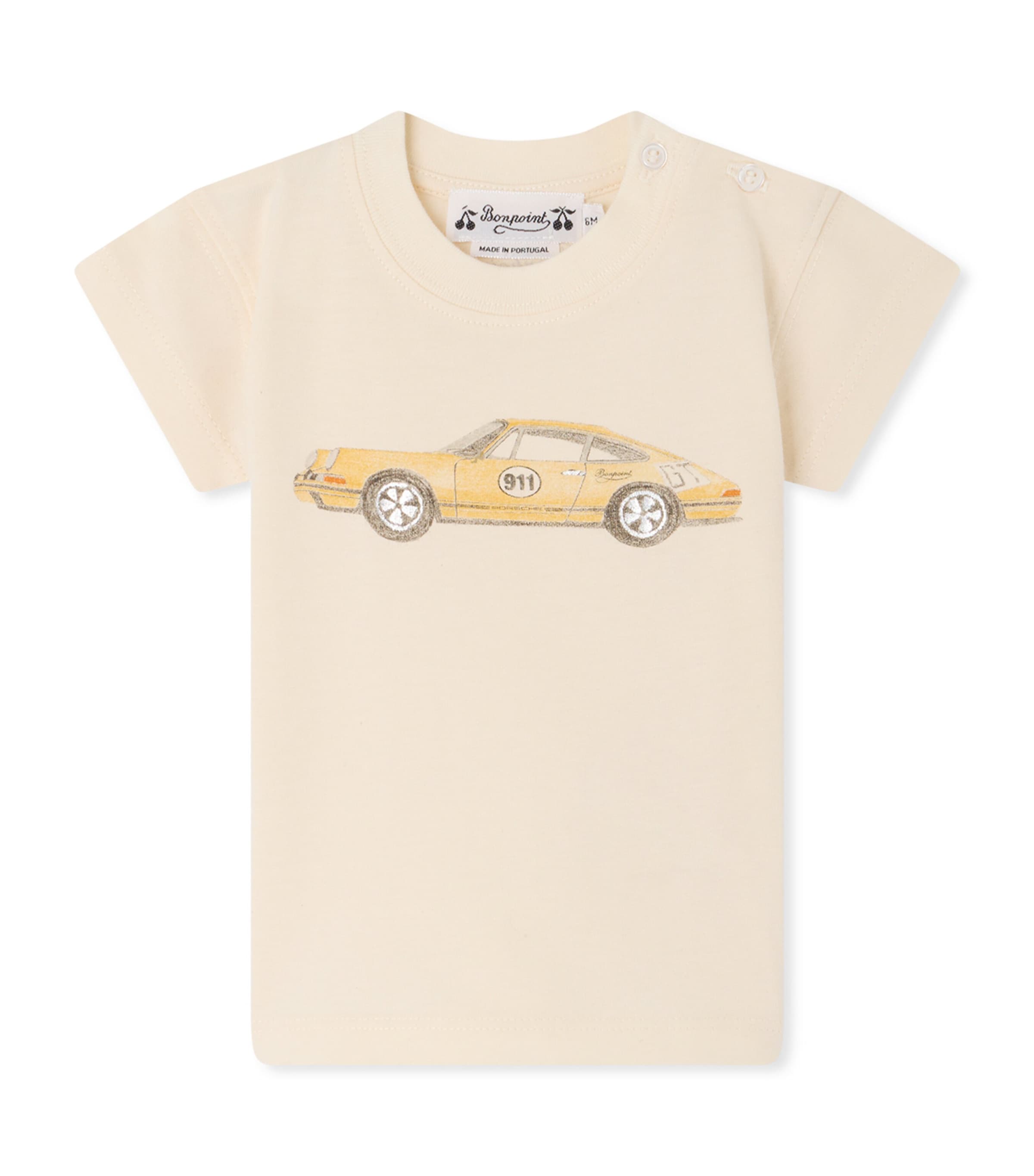 Bonpoint x Porsche T-Shirt (6-18 Months) Upb Ivoire Image 1