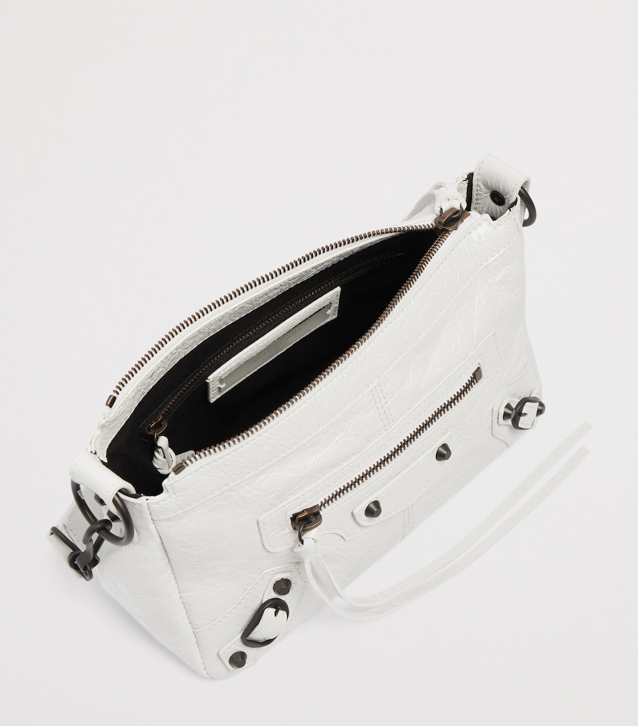 Balenciaga Mini Lambskin Le City Moto Shoulder Bag Image 5
