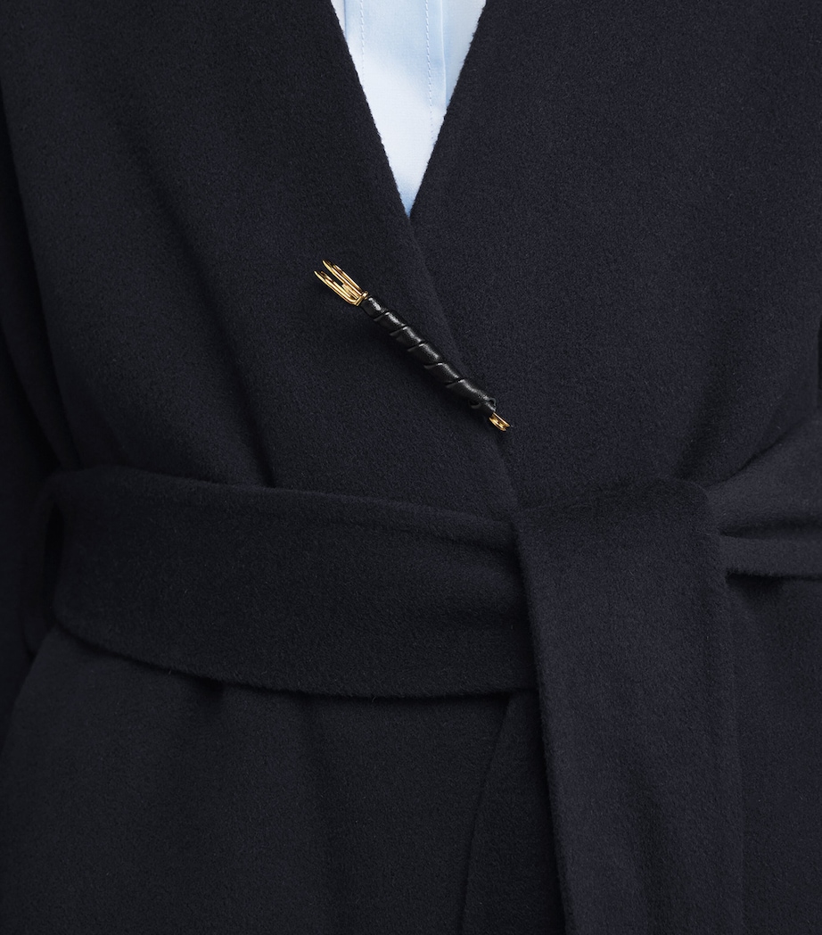 Wool-Cashmere Wrap Coat MIDNIGHT Image 6