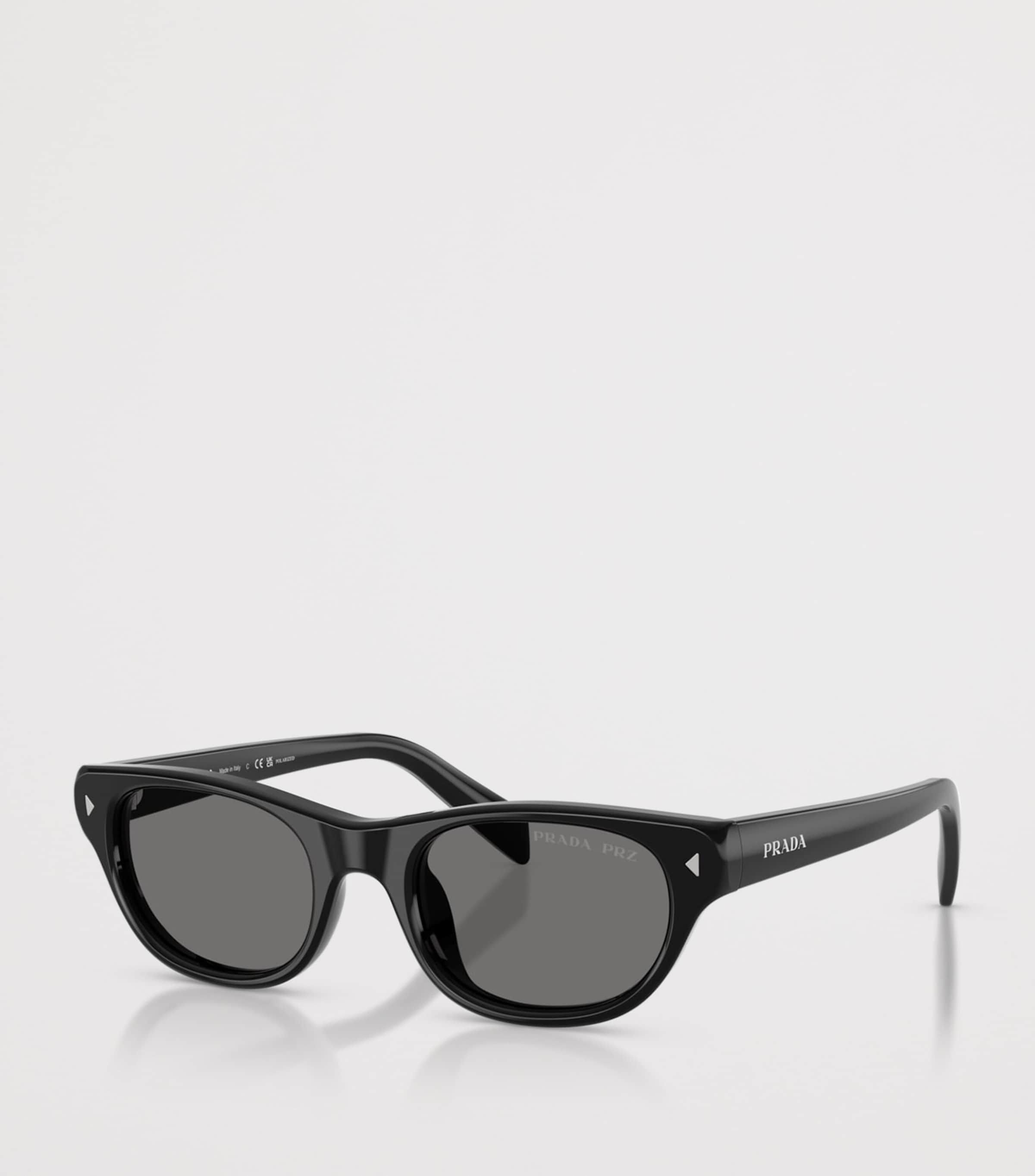 Prada PR C08S  Cat-Eye Sunglasses Black Image 2