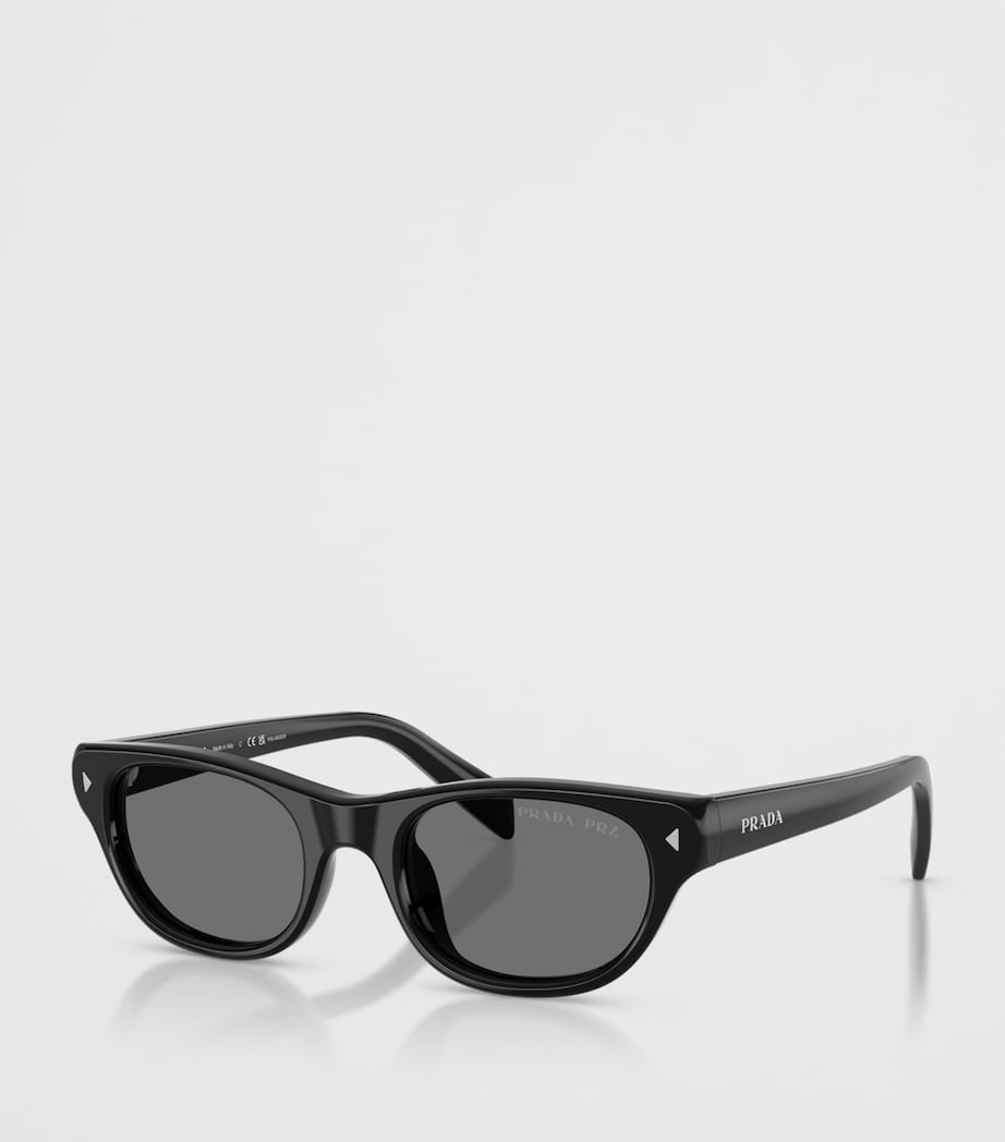 Prada PR C08S Cat-Eye Sunglasses Black Image 2