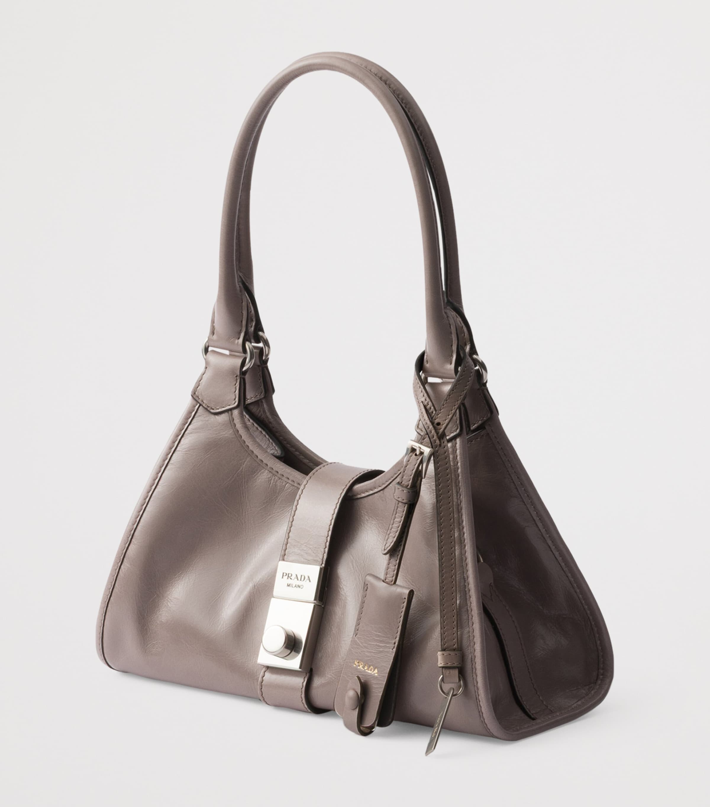 Small Leather Tote Bag F03SF Image 2