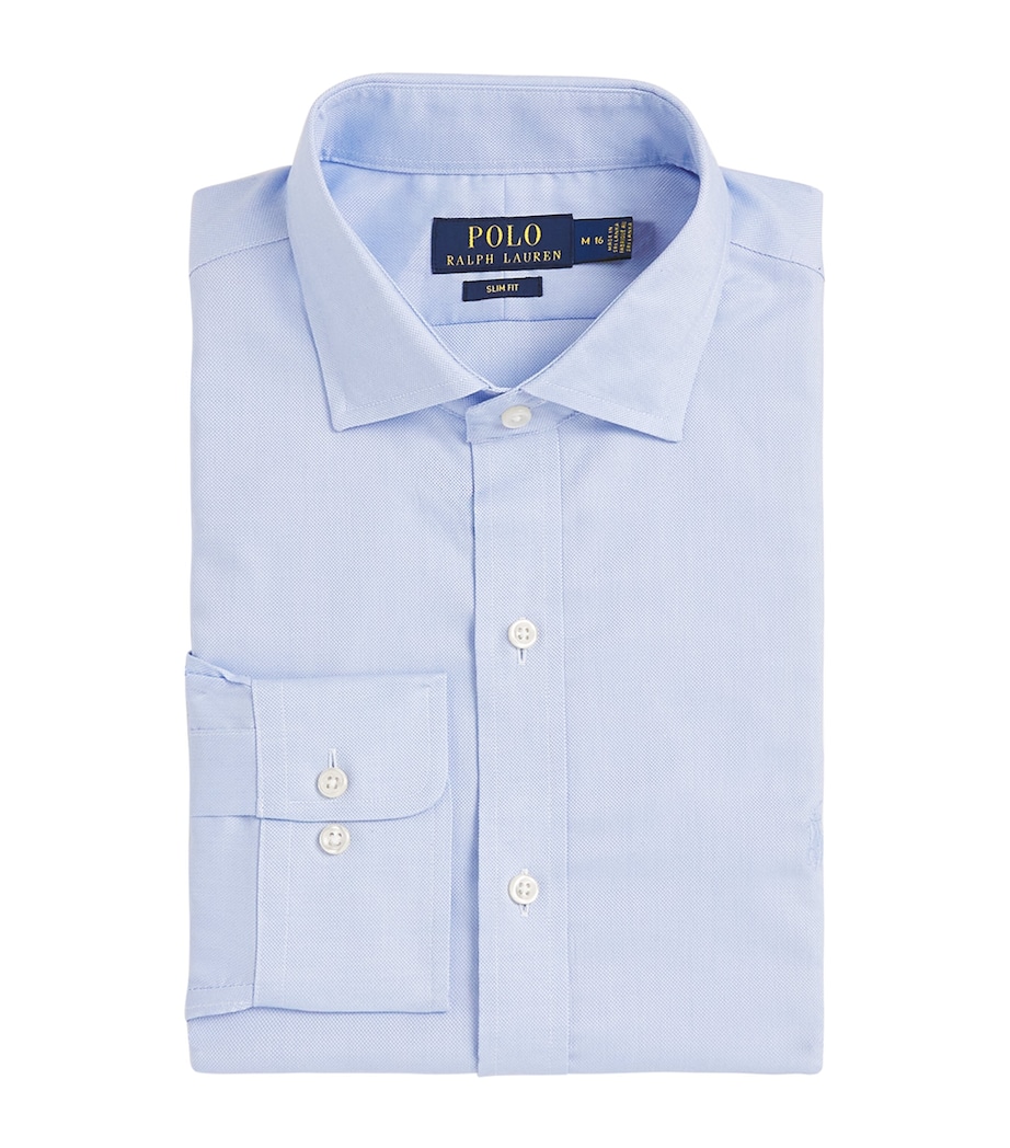 Cotton Oxford Shirt BLUE Image 1