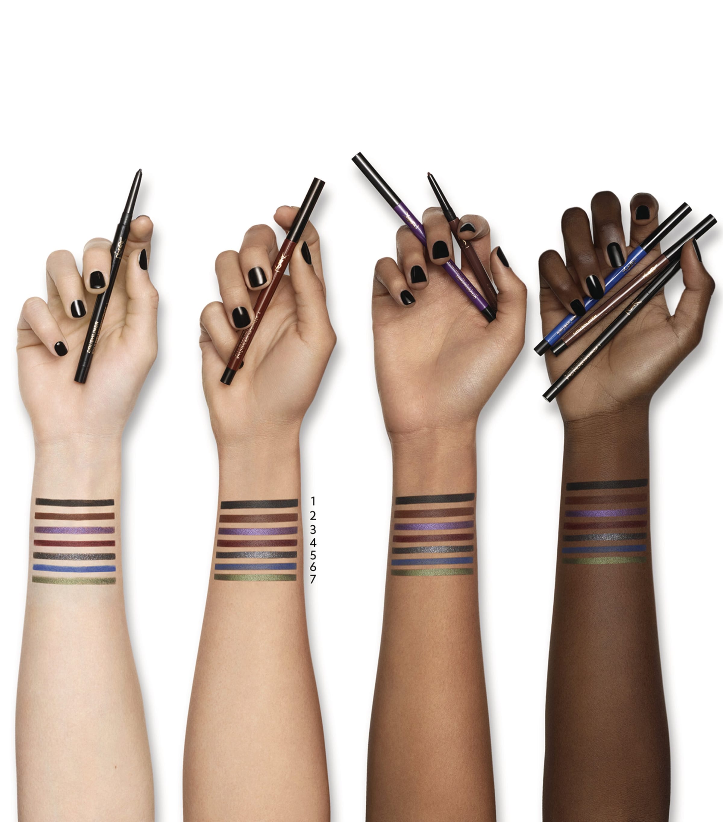 YSL Crushliner Gel Eyeliner Pencil Brun Universel Image 3