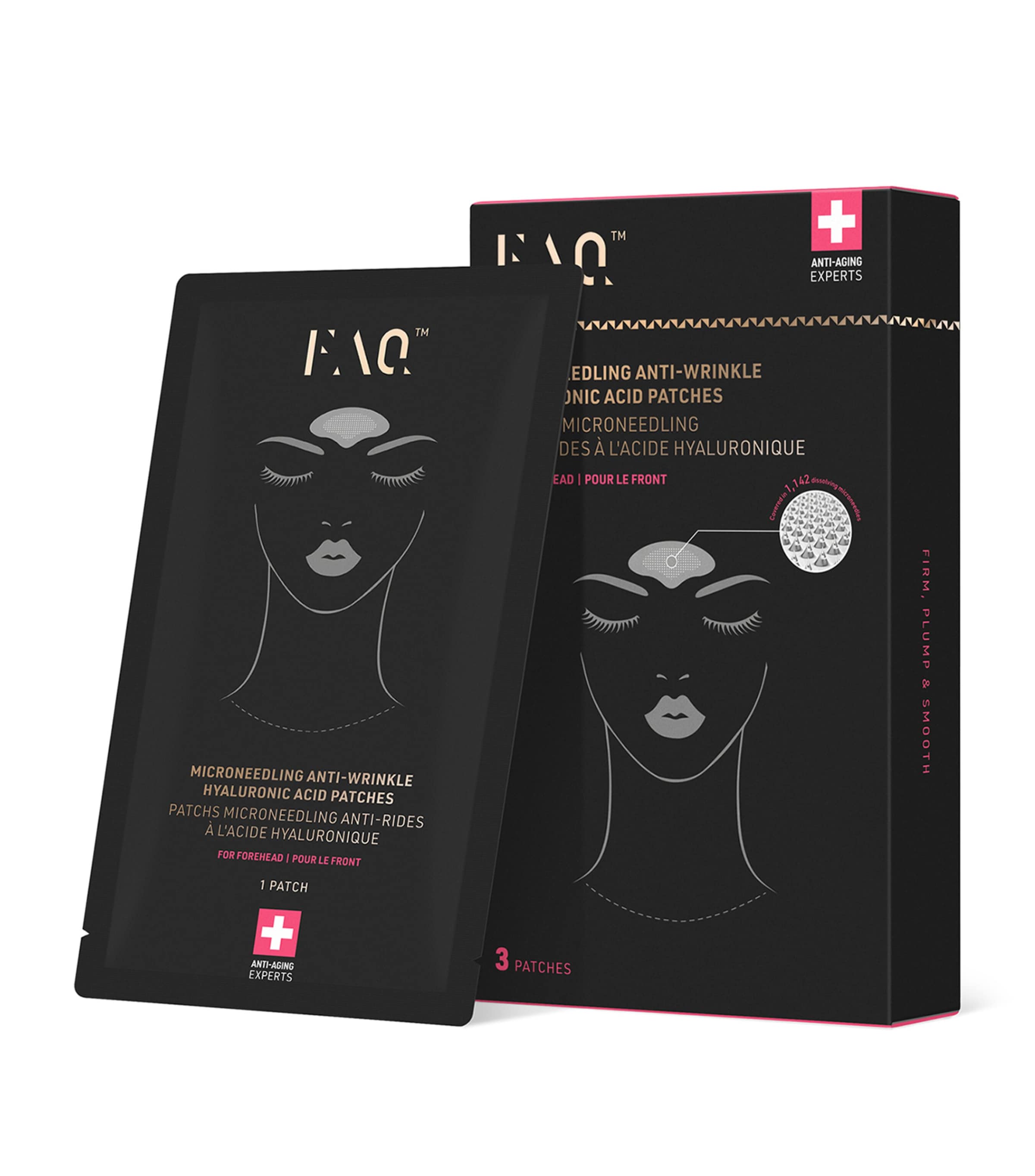 Faq Hyaluronic Acid Forehead Patches In White