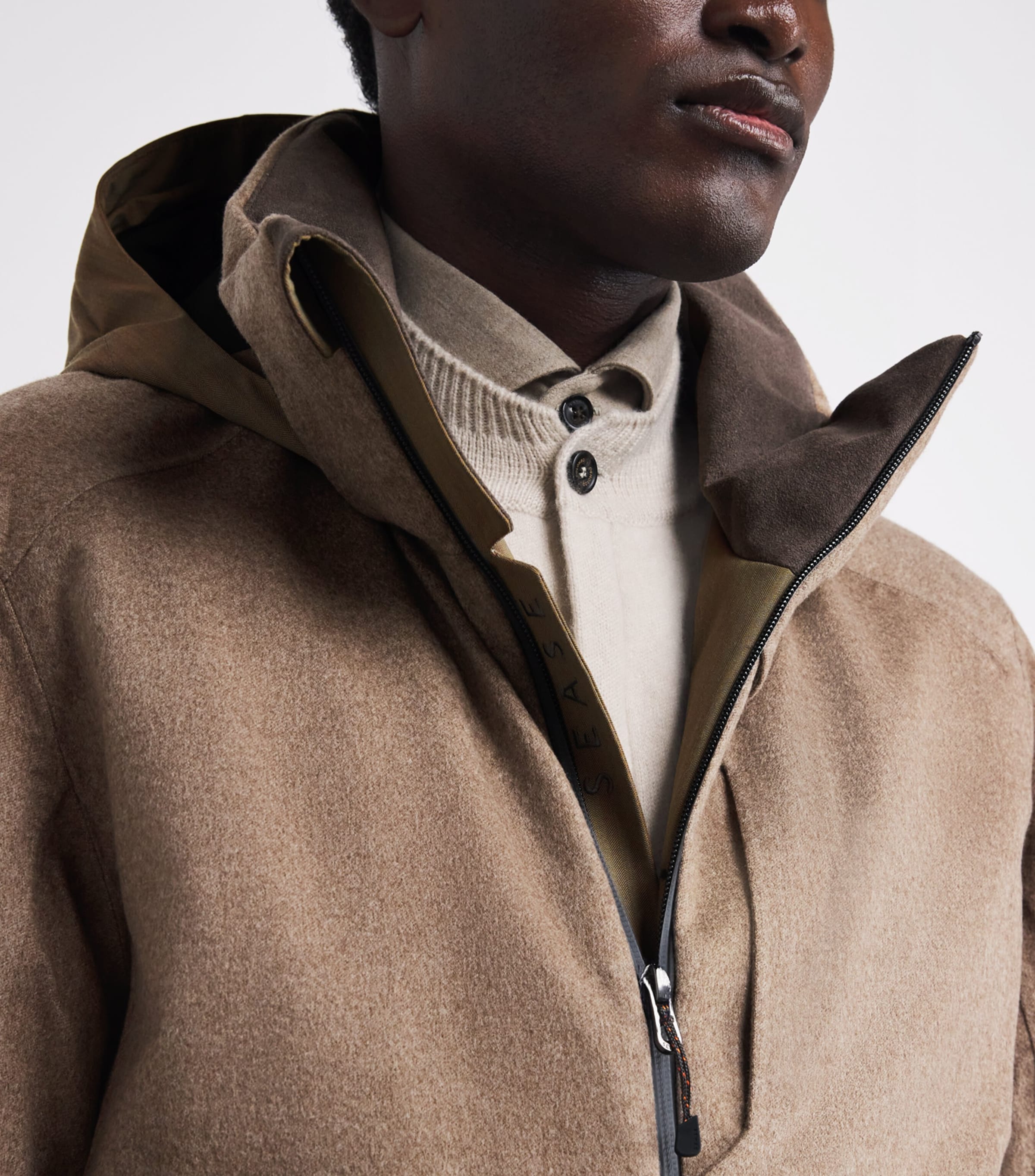 Cashmere Waterproof Balma 2.0 Ski Jacket OYSTER N41 Image 7