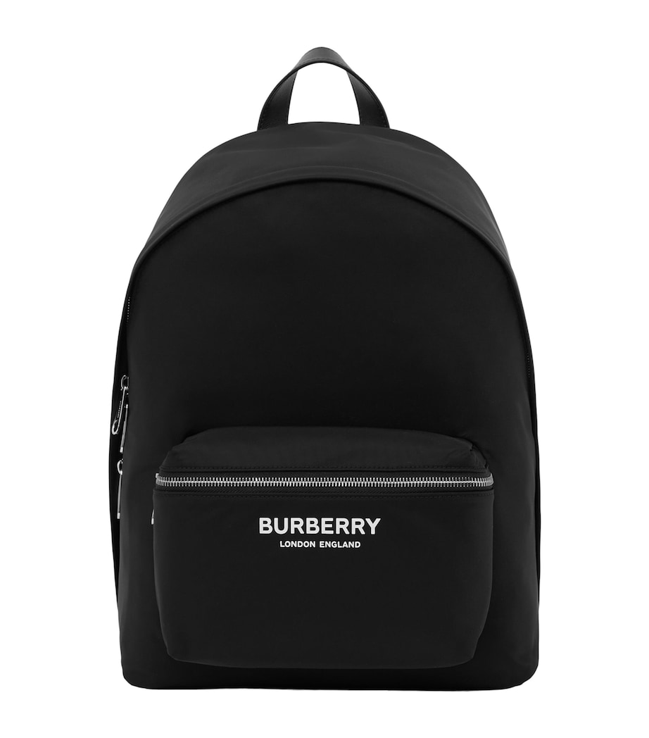 Nylon Logo Backpack BLACK Image 1