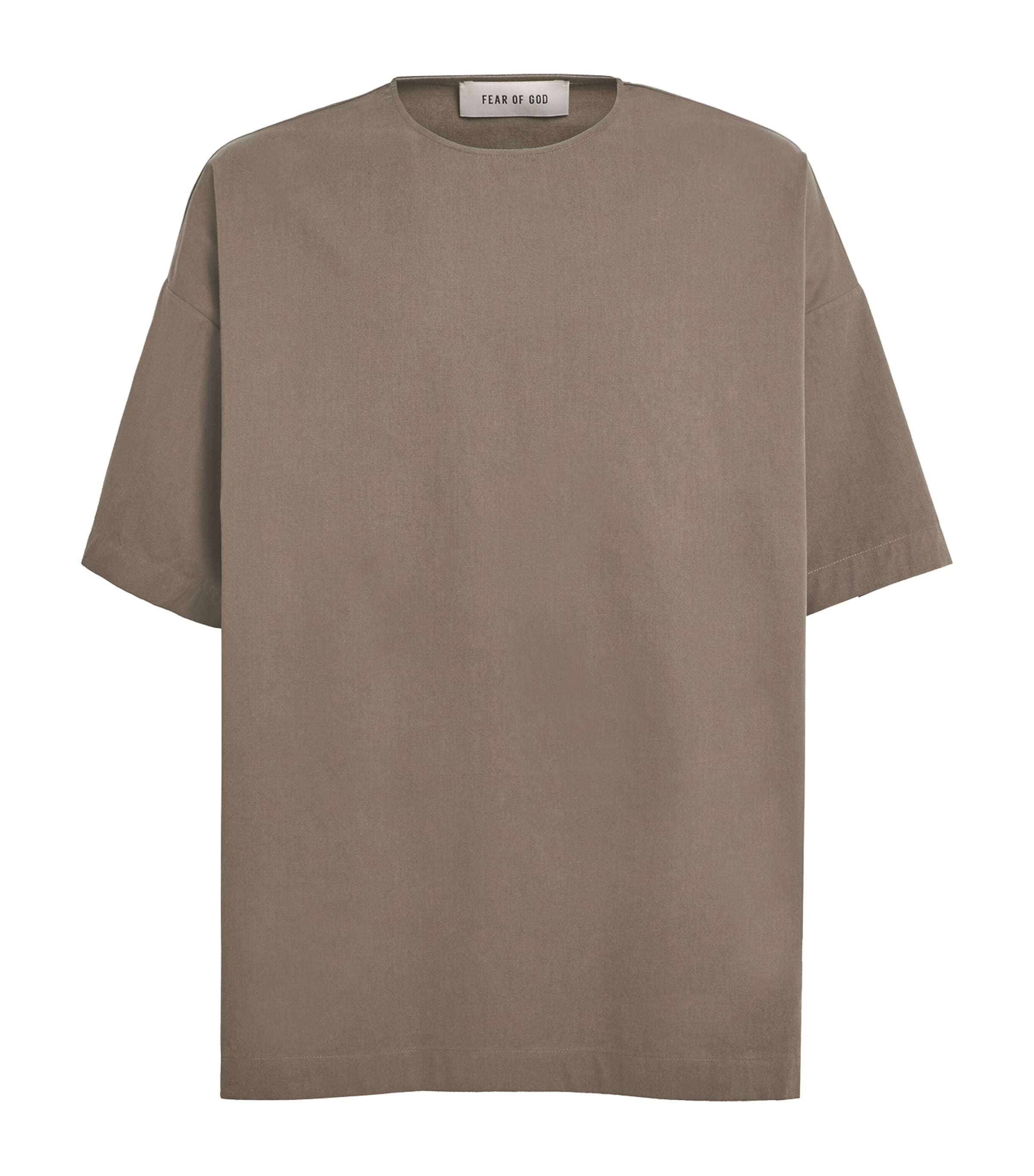Fear Of God Wool Oversized T-shirt In Green