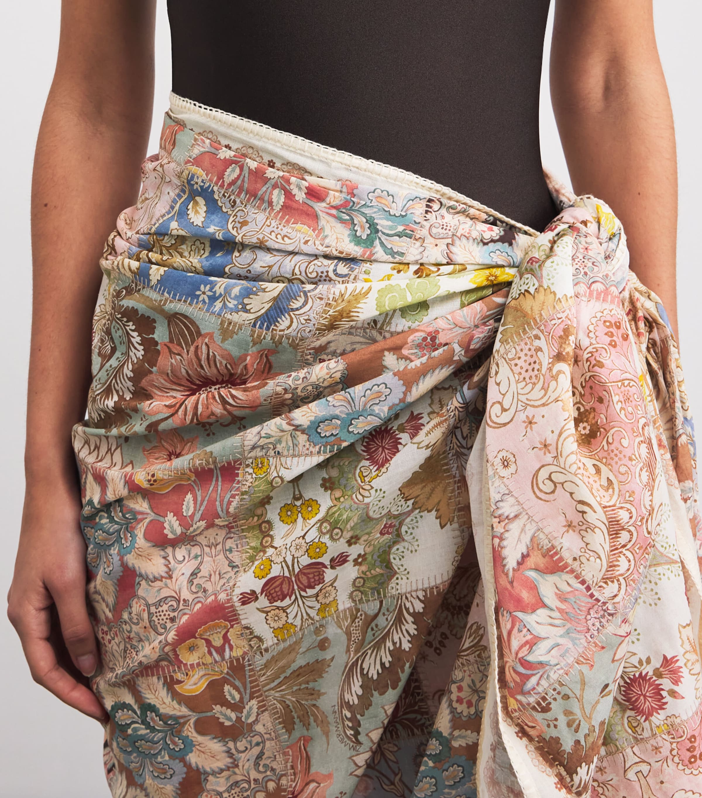 Cotton Patchwork Pareo PATCH MULTIPTML Image 5