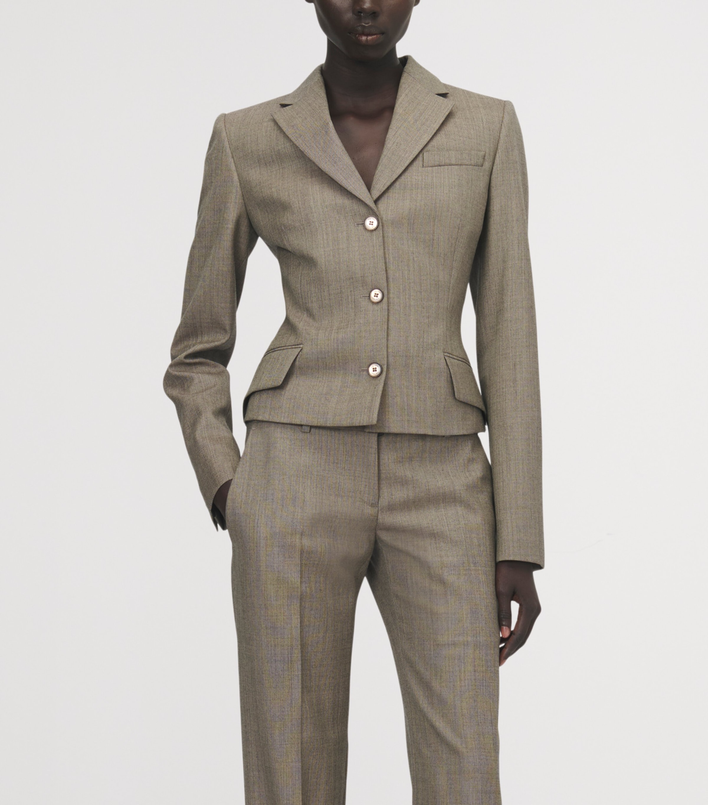 McQueen Womens Wool Blazer Image 5