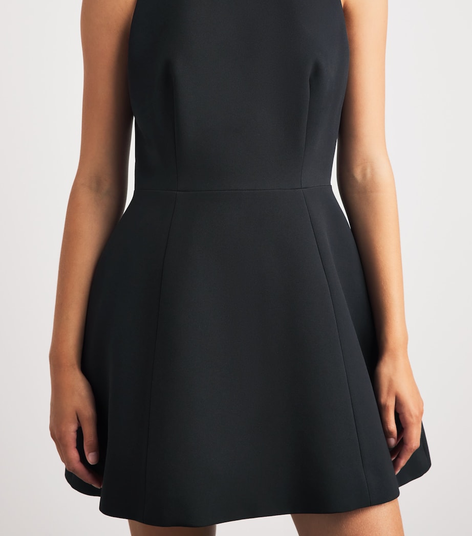 Sandro Paris Womens Crystal-Embellished Mini Dress Black Image 5