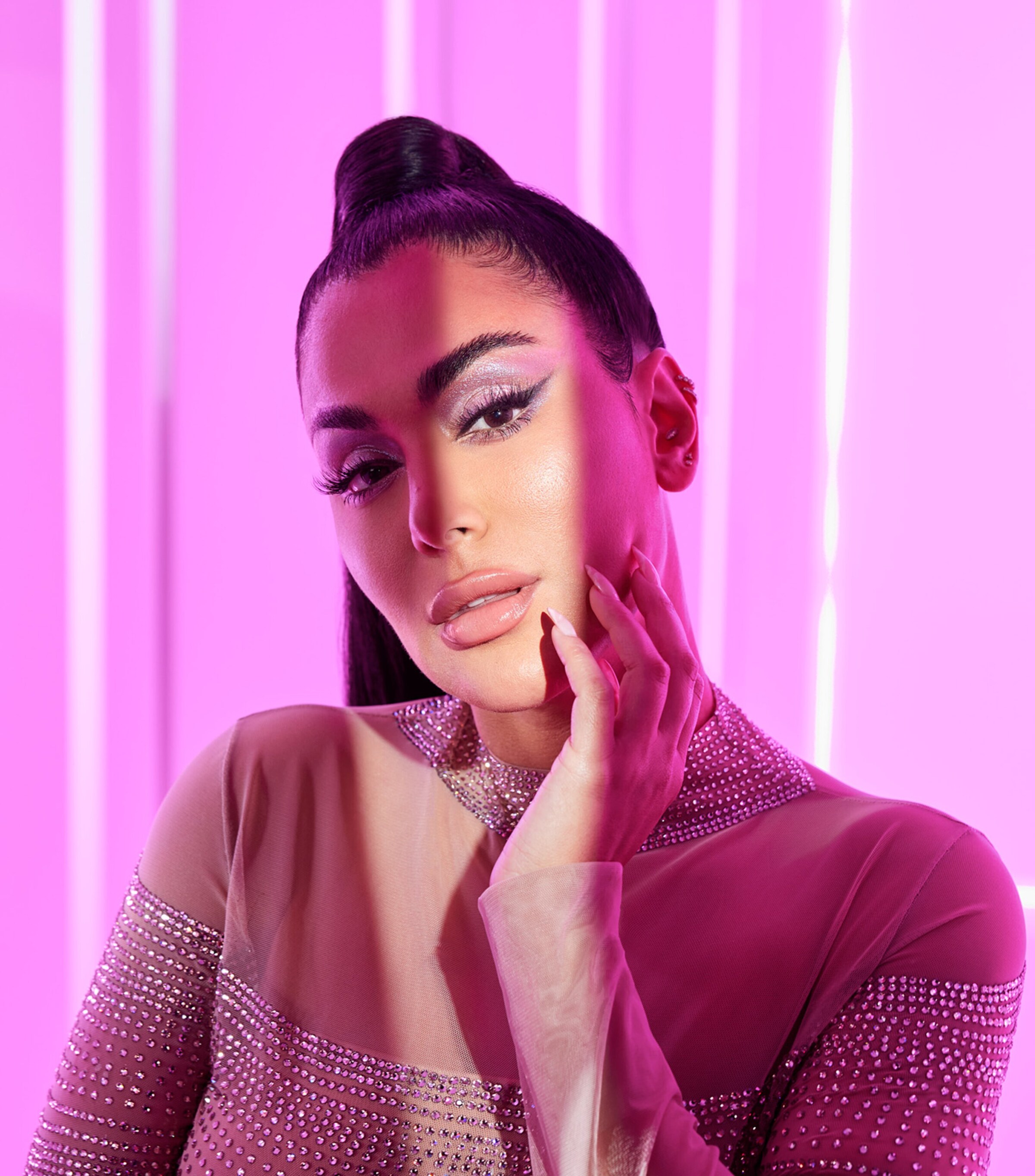 Huda Beauty Rose Quartz Eyeshadow Palette Rose Quartz Image 2
