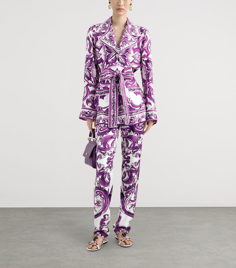 Silk Printed Shirt MIX MAIOLICA Image 2