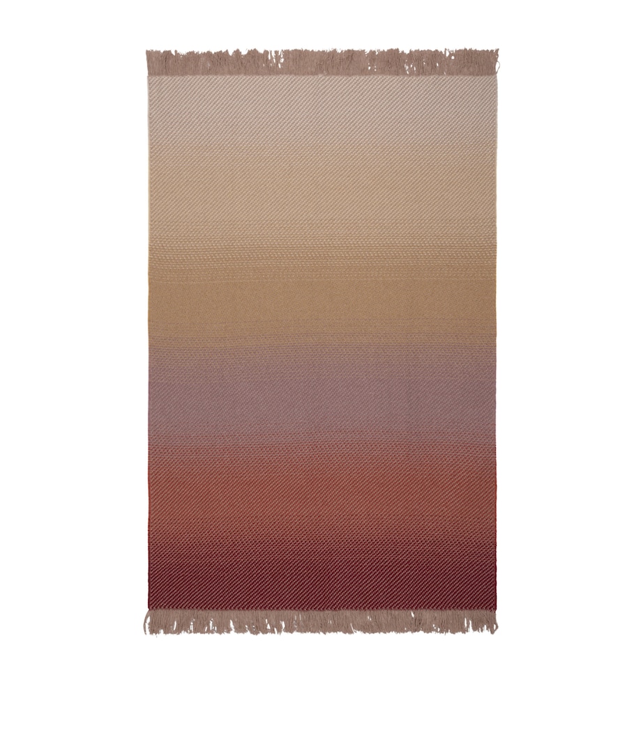 Begg x Co Cashmere Mossband Harmony Throw (125cm x 195cm) Red Blush Image 1