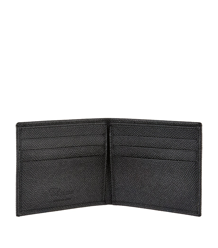 Small Leather Il Classico Bifold Wallet BLACK Image 2
