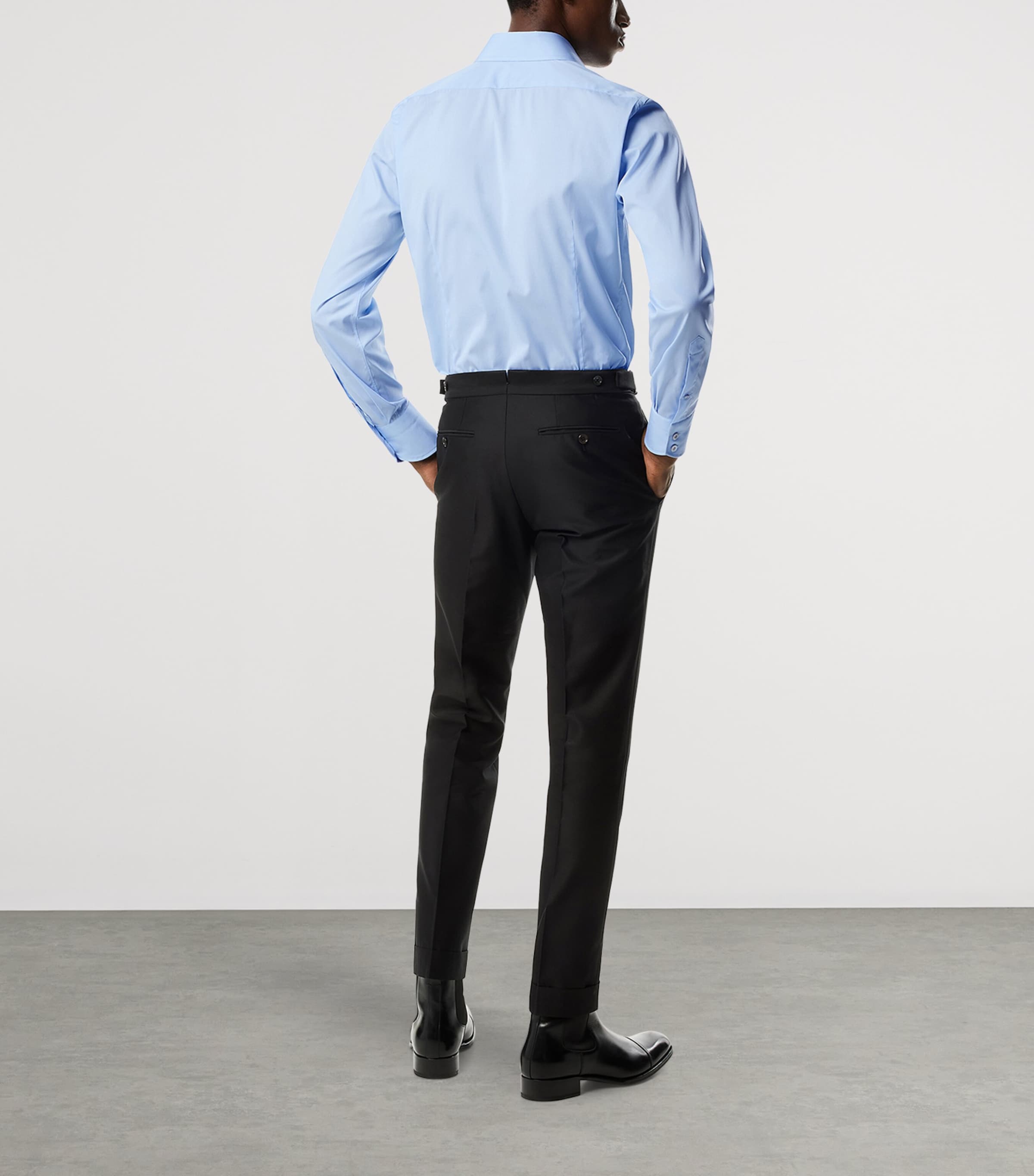 TOM FORD Mens Cotton Slim Shirt Naa Image 3