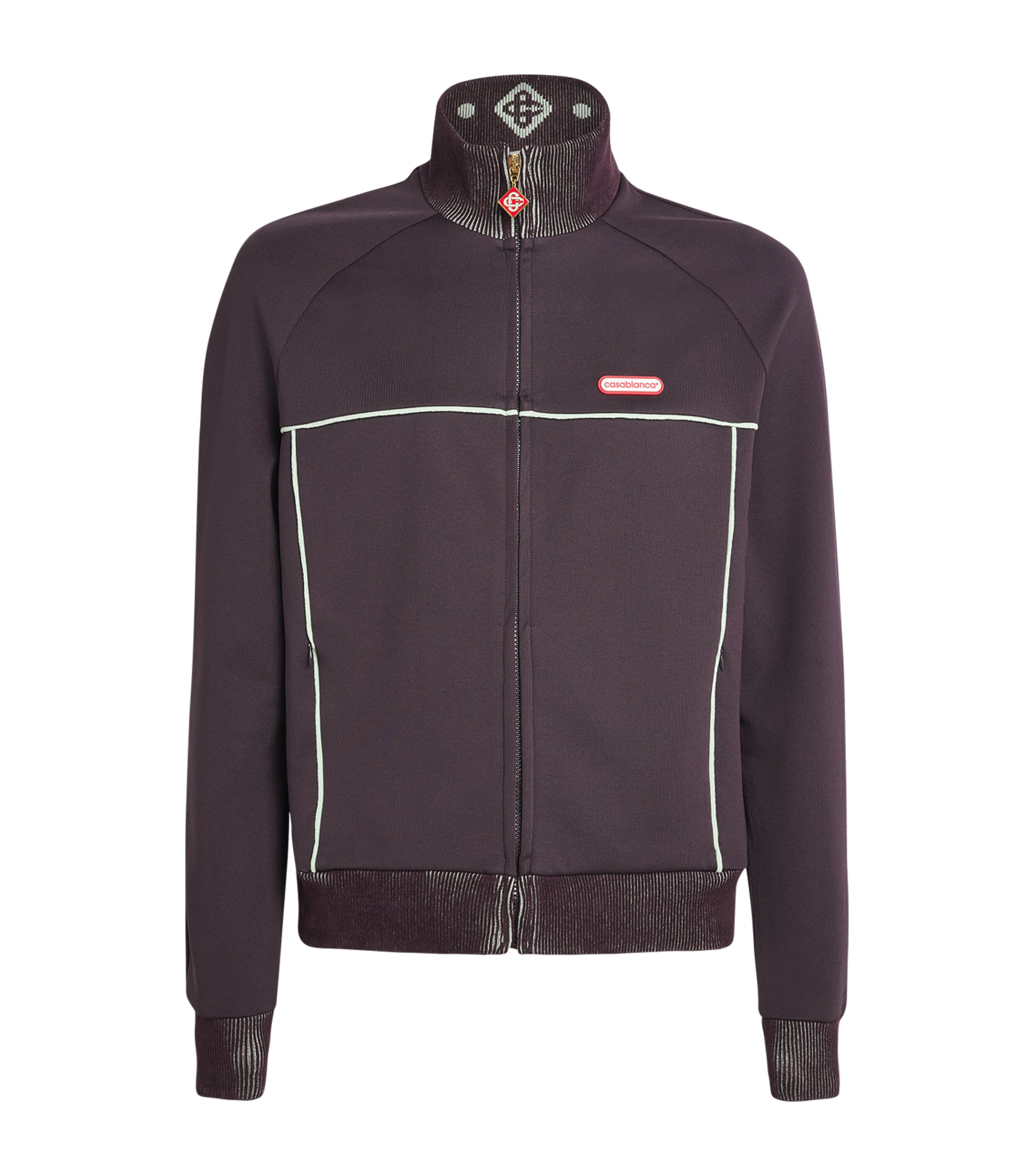 Logo Track Jacket AUBERGINE Image 1