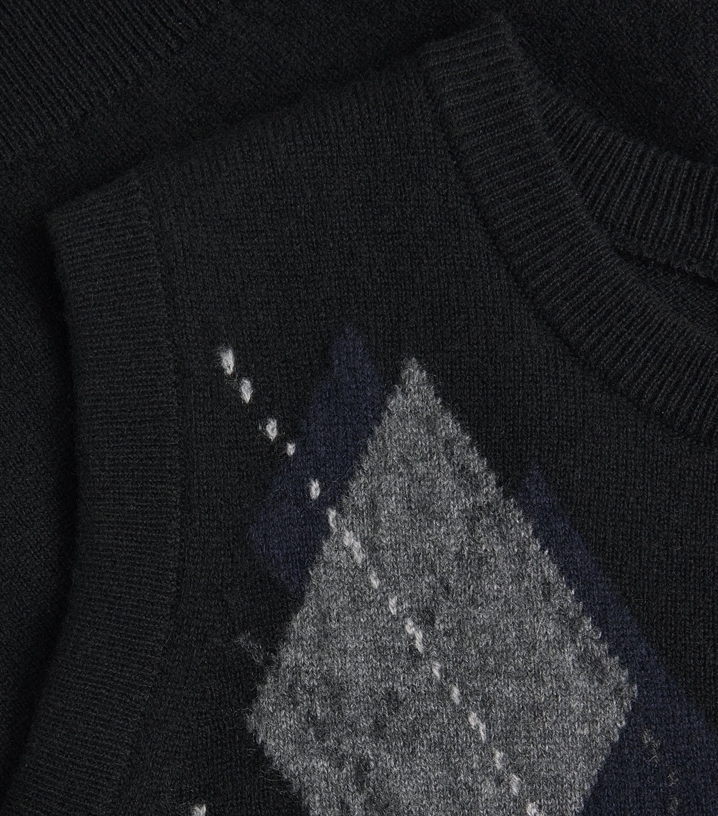 Johnstons Of Elgin Womens Cashmere Le Jabots Sweater Vest Black Image 6