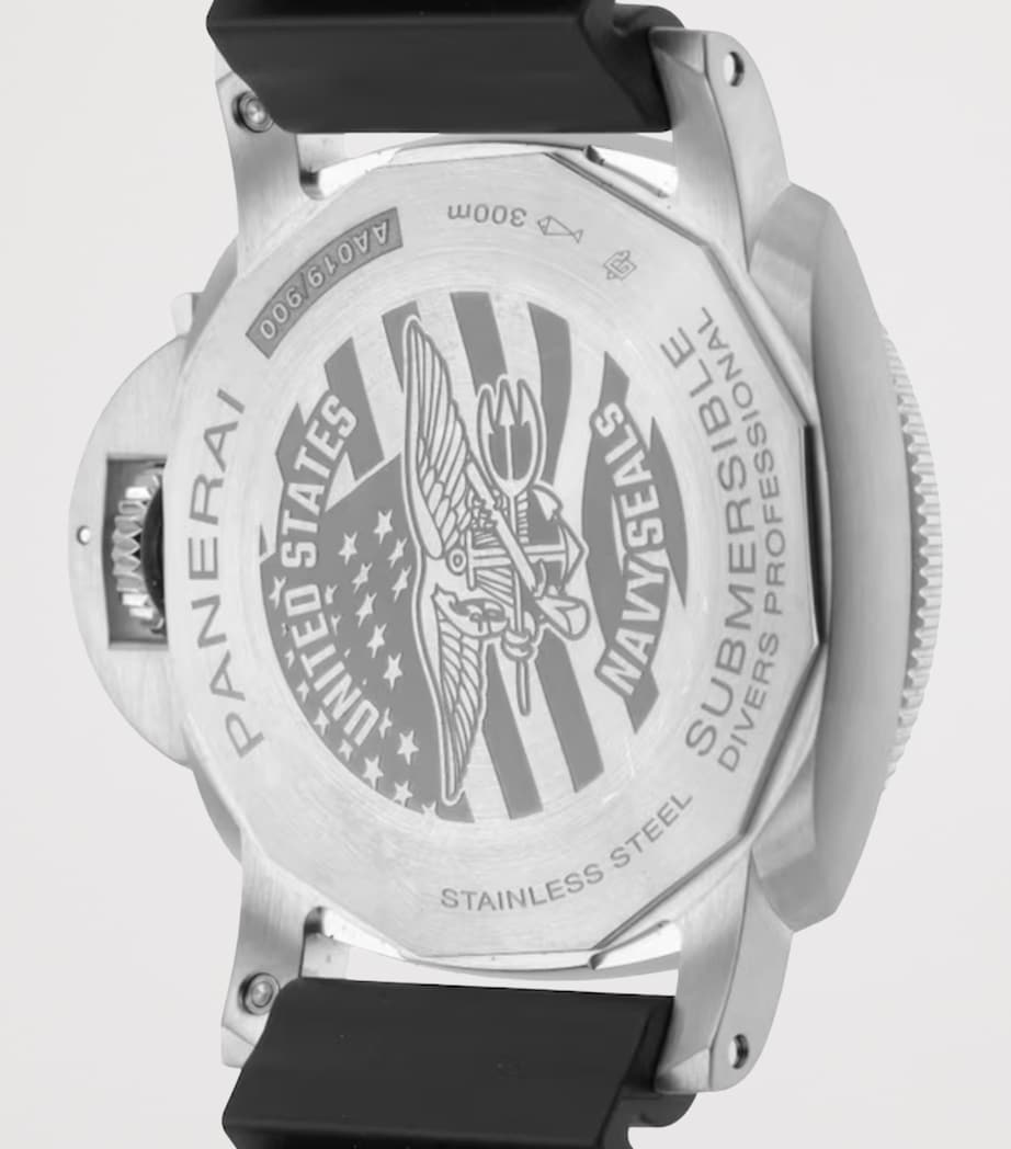 Stainless Steel Submersible Navy Seals Watch 44mm BLACK Image 4