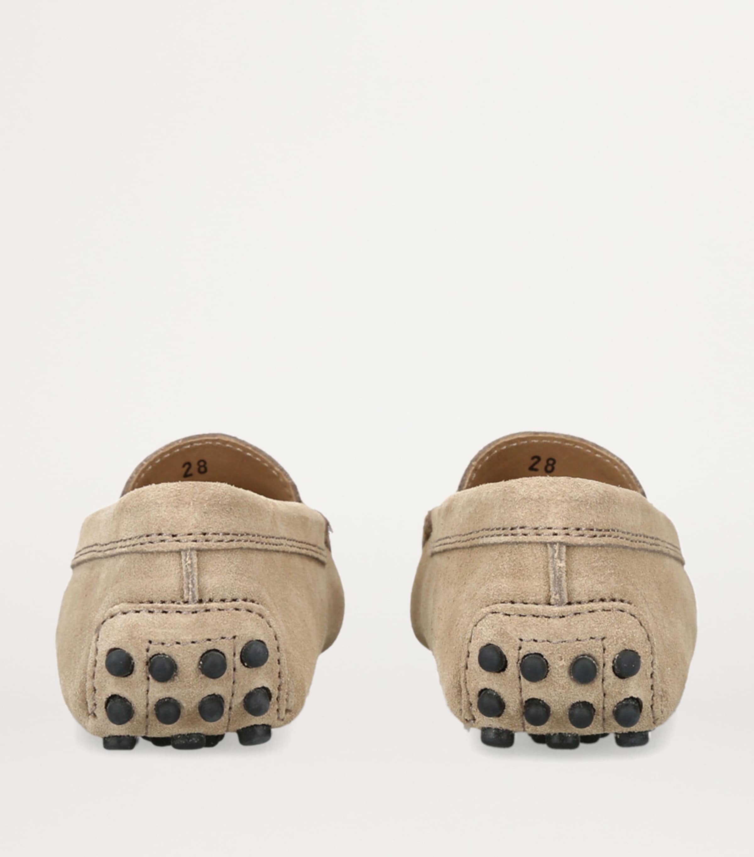 Tod's Suede Gommini Loafers Taupe Image 2