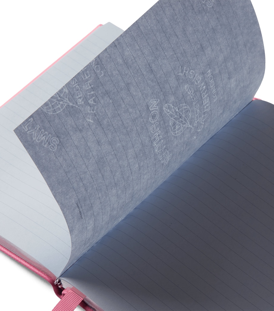 Smythson Leather Soho Notebook Flamingo Image 2