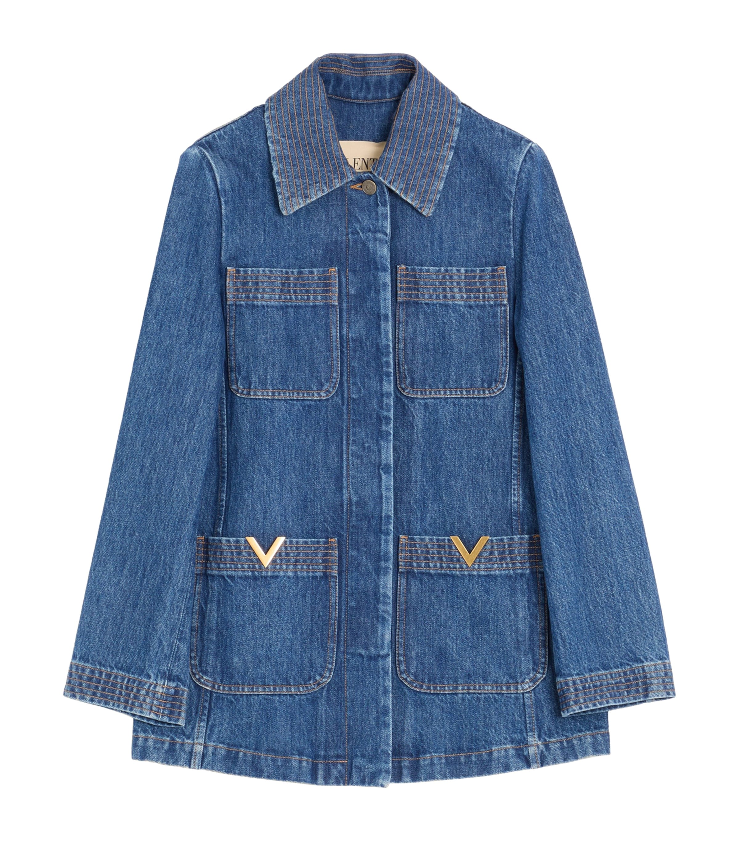 Valentino Womens Denim Jacket Image 1