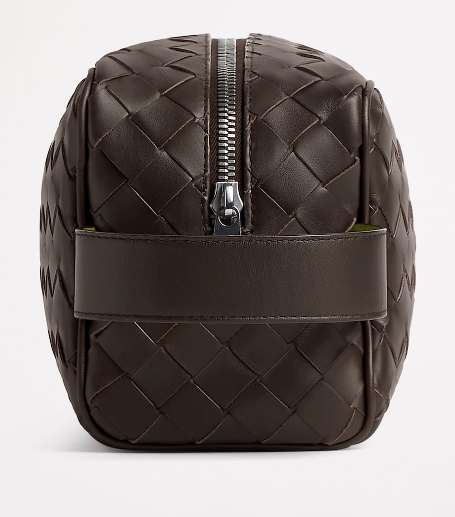Bottega Veneta Leather Intrecciato Wash Bag Image 2