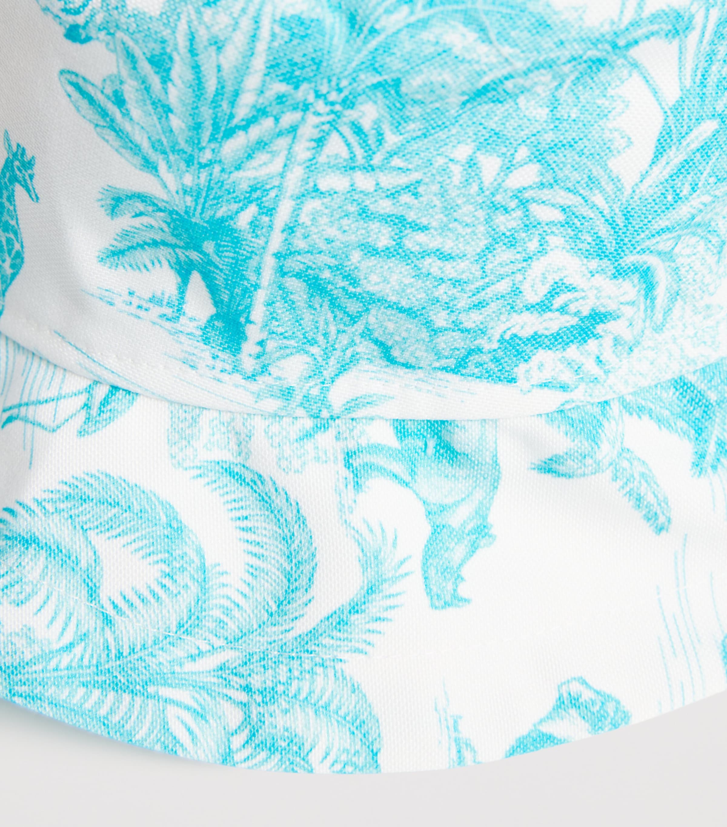 Jungle Print Bucket Hat JUNGLE TURQUOISE Image 3