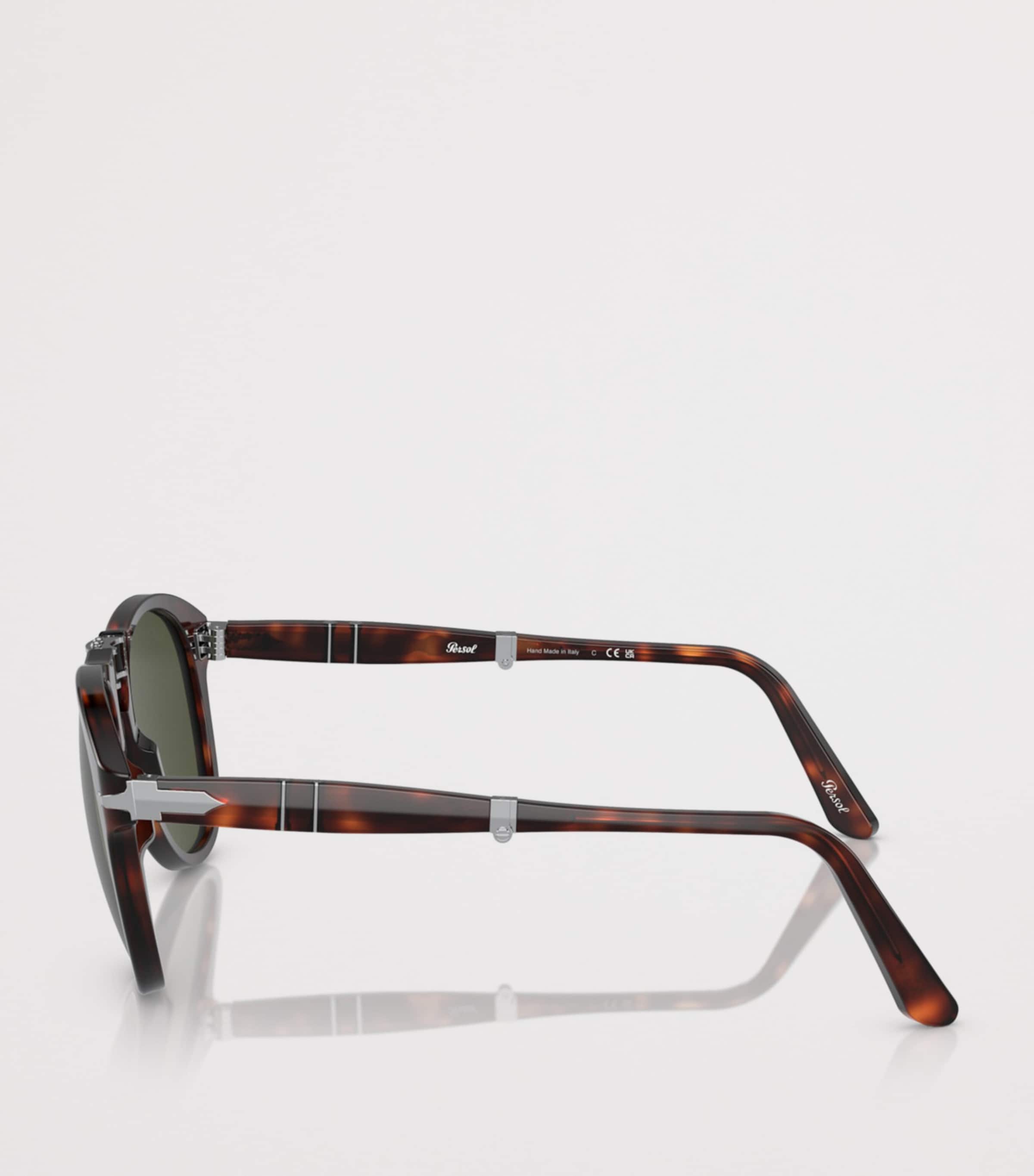 Persol Foldable Pilot Sunglasses Brown Image 3