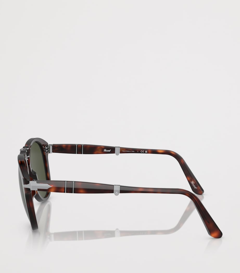 Persol Foldable Pilot Sunglasses Brown Image 3