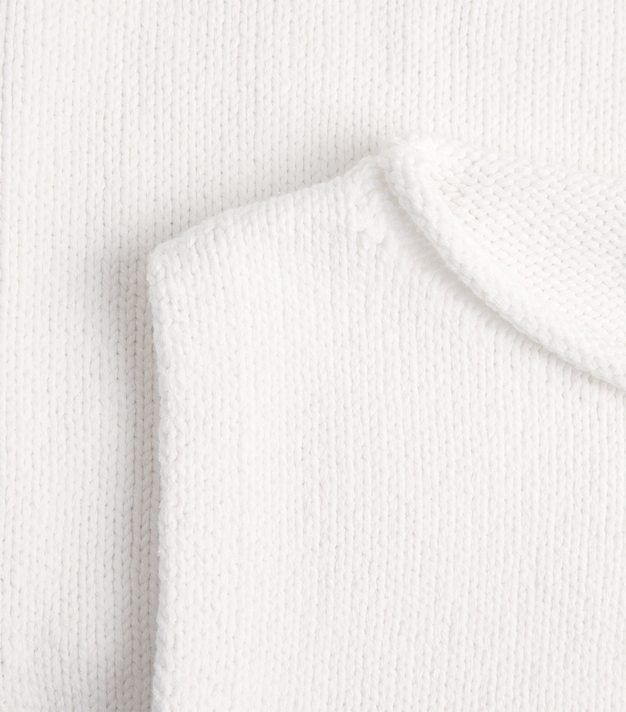 Polo Ralph Lauren Womens Linen-Cotton-Blend Sweater Vest White Image 6